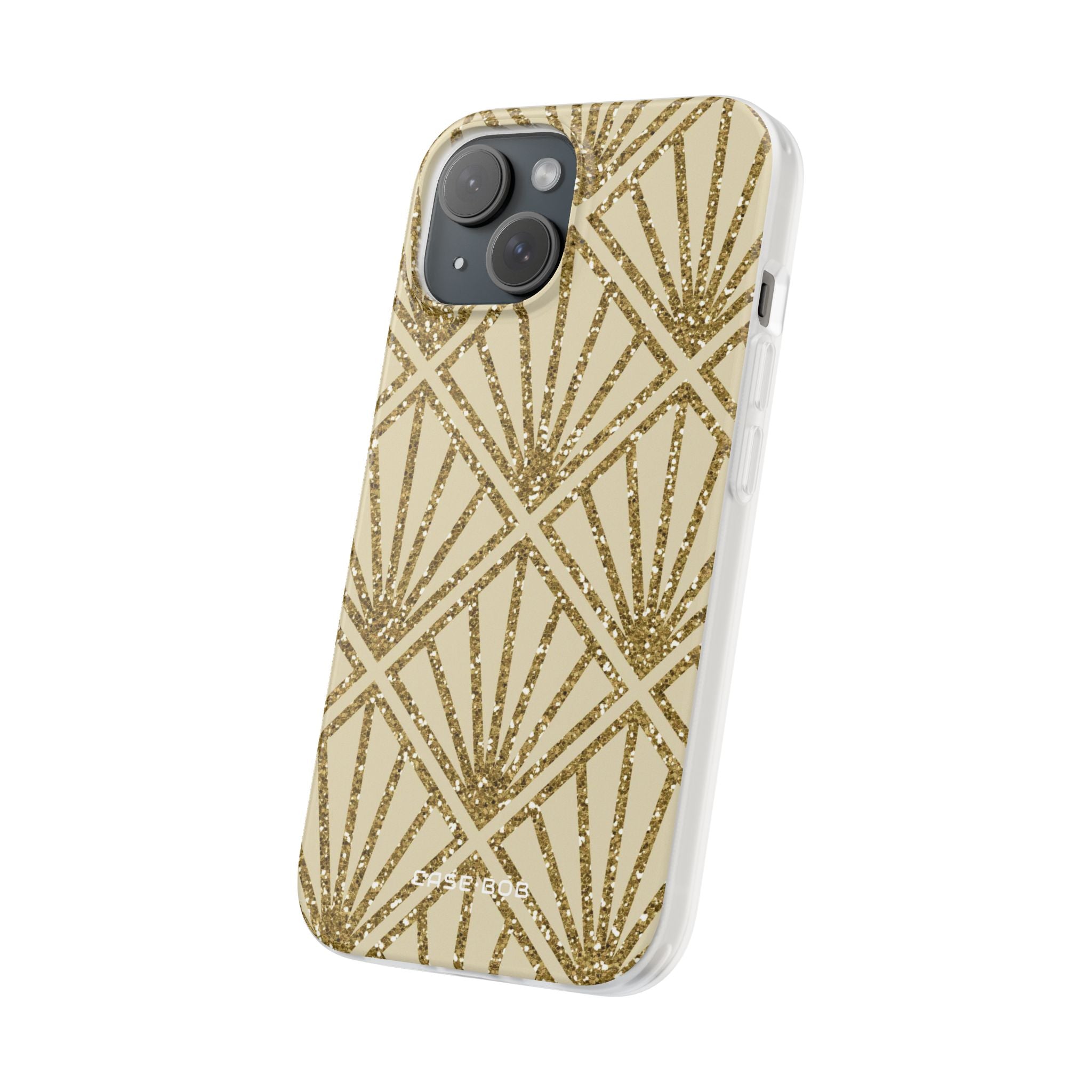 Gold Diamond Radiance iPhone 15 Case - Soft