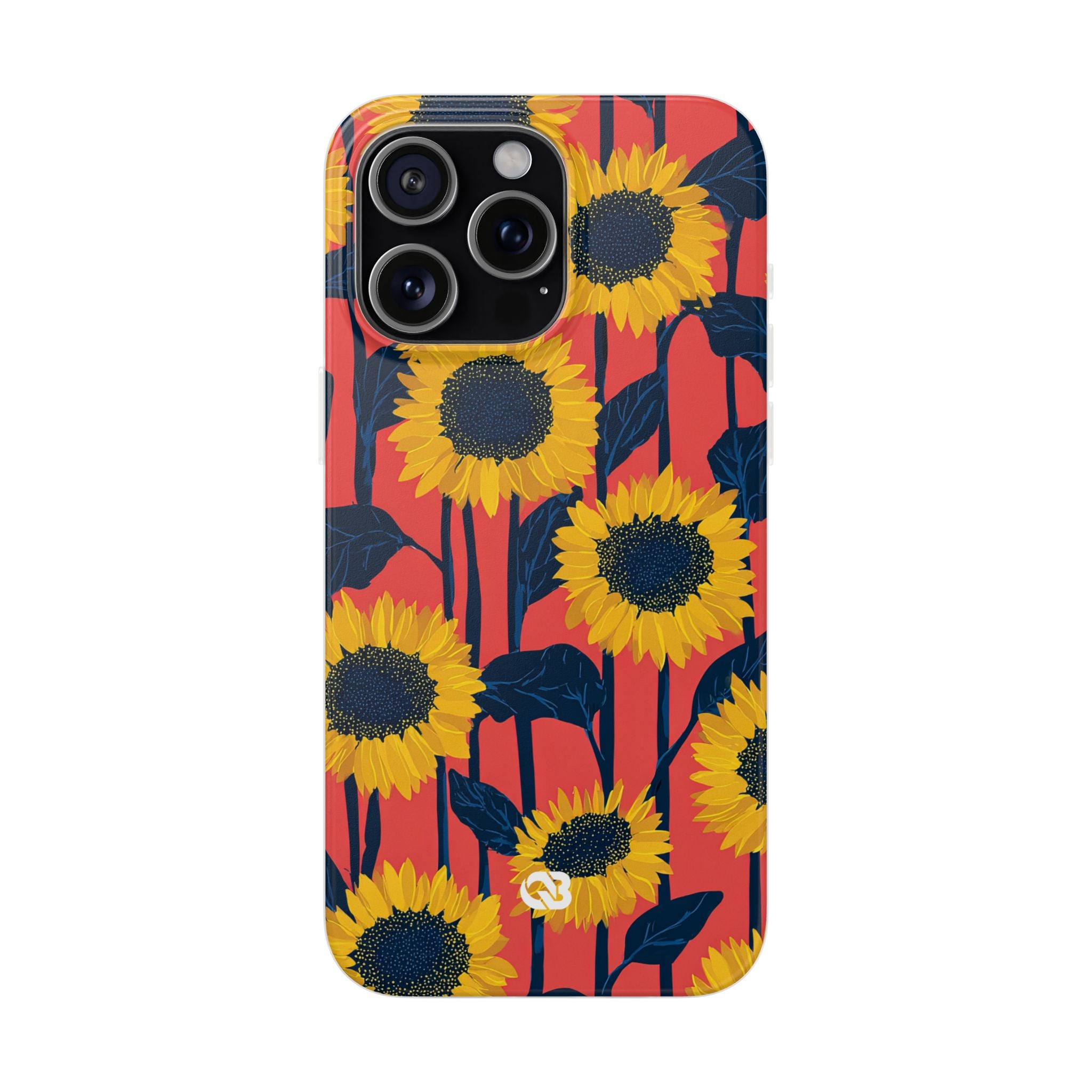 Solar Navy Bloom · Soft Handyhülle für iPhone