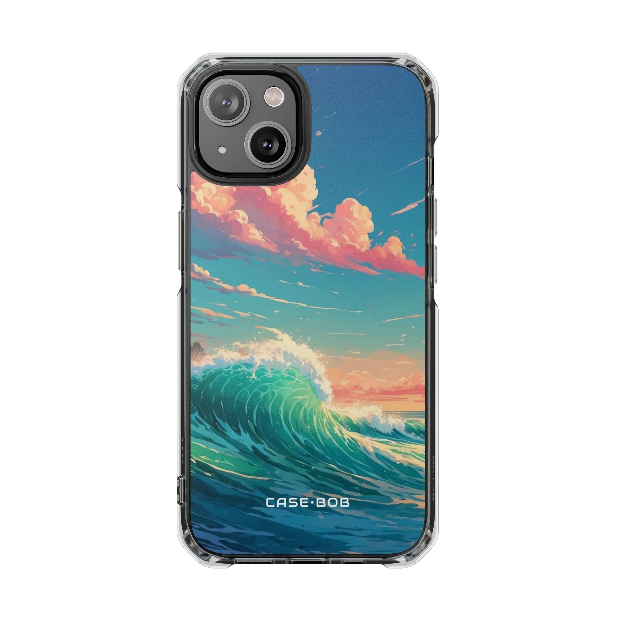 Turquoise Curl iPhone 14 Case - Impact