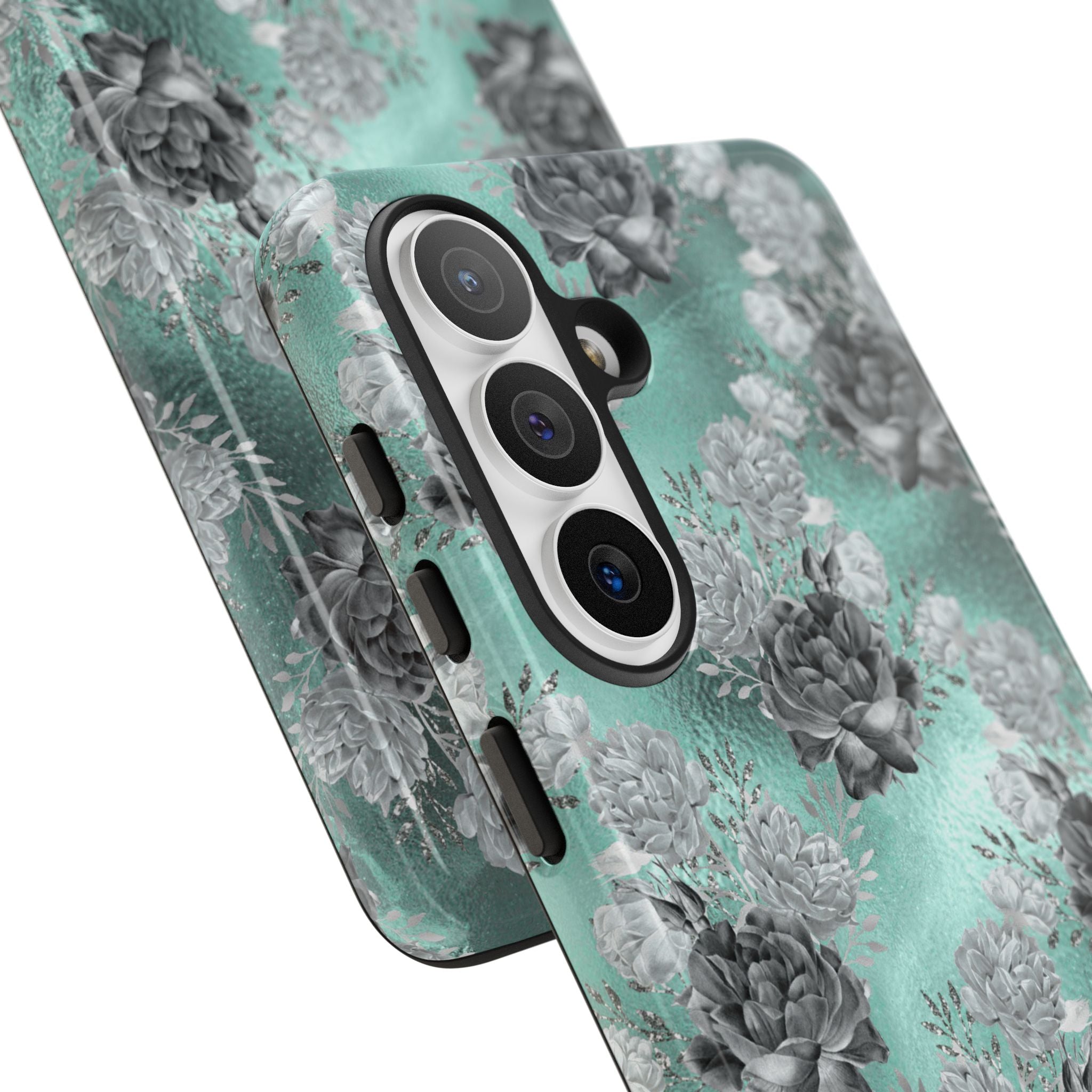 Frost Mint Floral · Tough Phone Case for Samsung