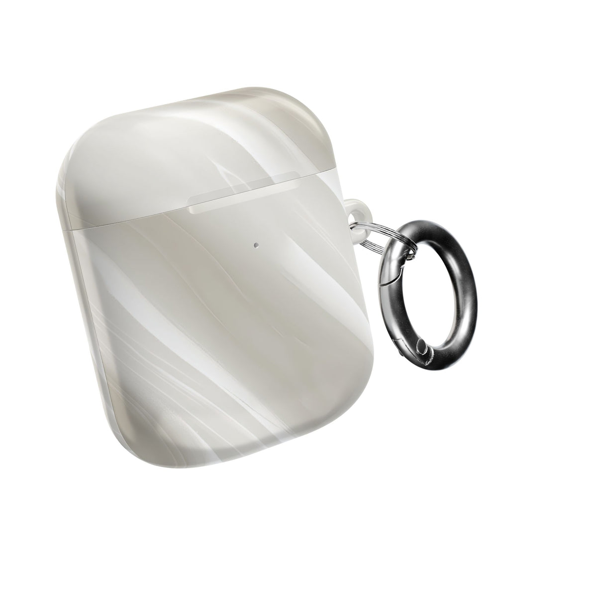 Liquid Enamel Fold · Hard Case for AirPods & AirPods Pro · White