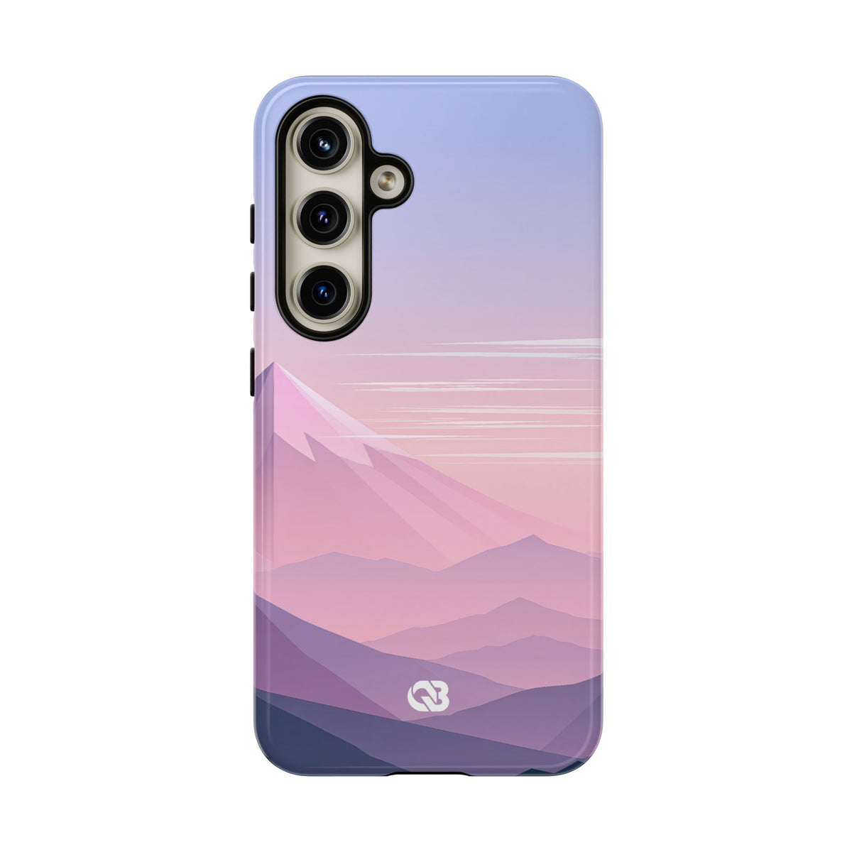 Purple Tough Phone Case for Samsung - Lavender Alpine Dawn