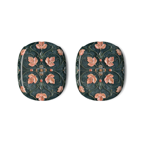 Florentine Rose Arabesque · Hard Case for AirPods Max · Green