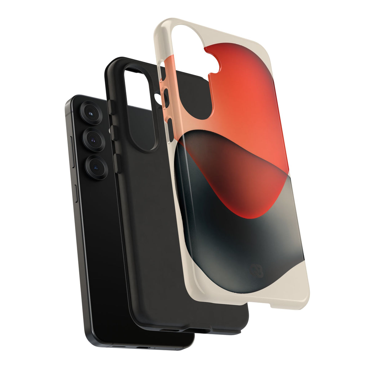 Translucent Crimson Form · Tough Phone Case for Samsung · Red