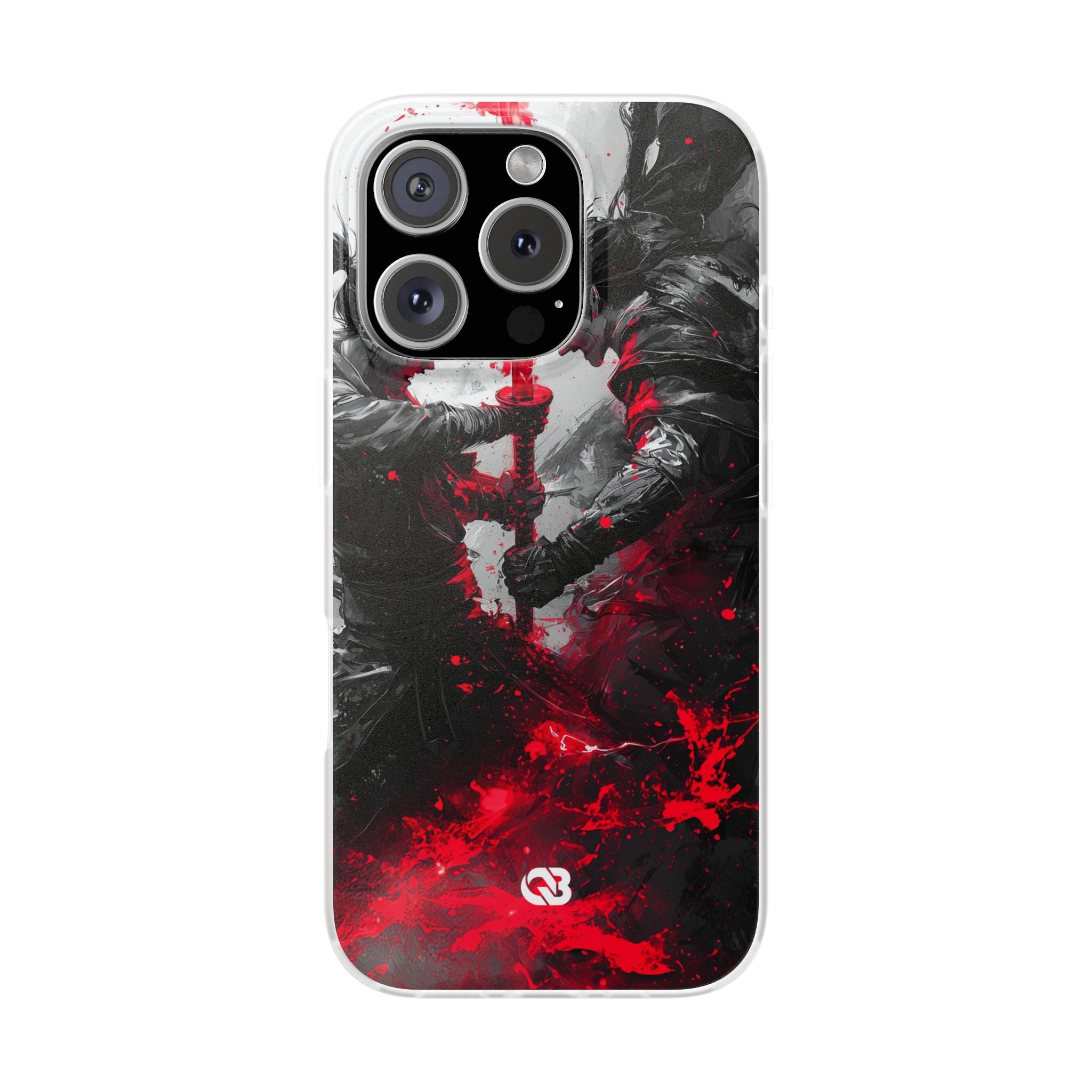 Shattered Crimson Duel · Soft Capa para iPhone
