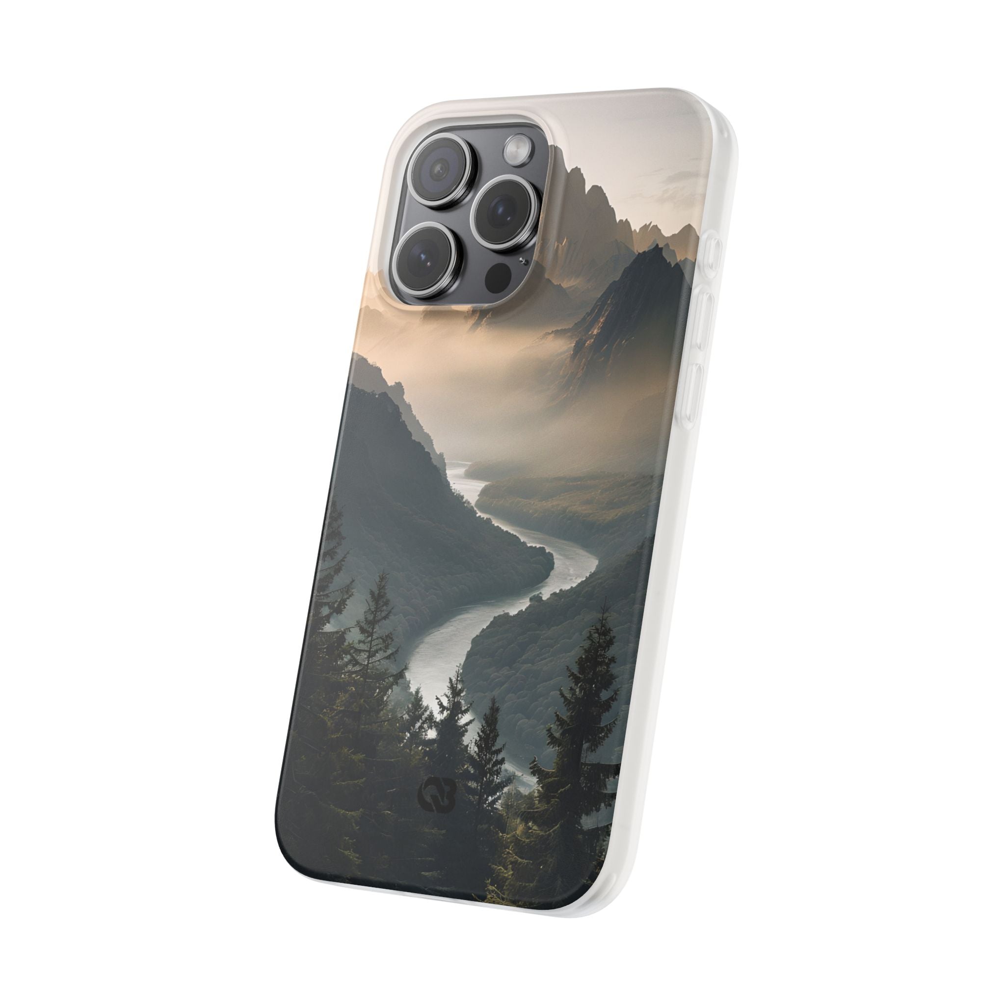 Golden Summit Valley · Soft Phone Case for iPhone