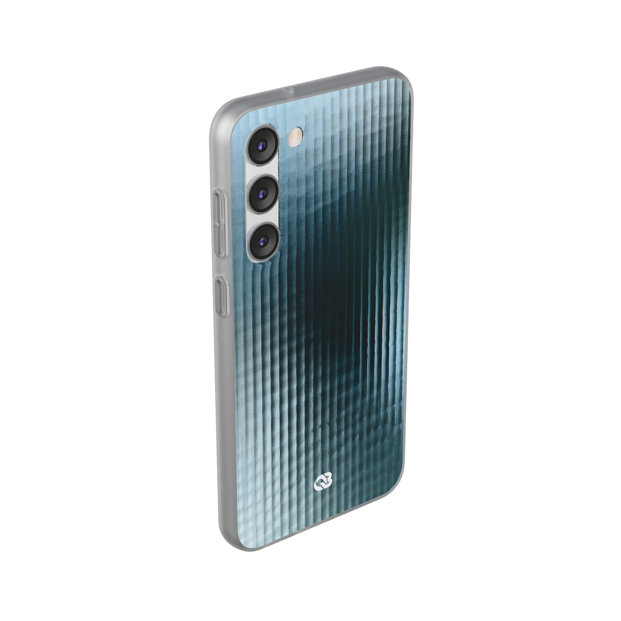Blue Lite Phone Case for Samsung - Glacial Reeded Glass