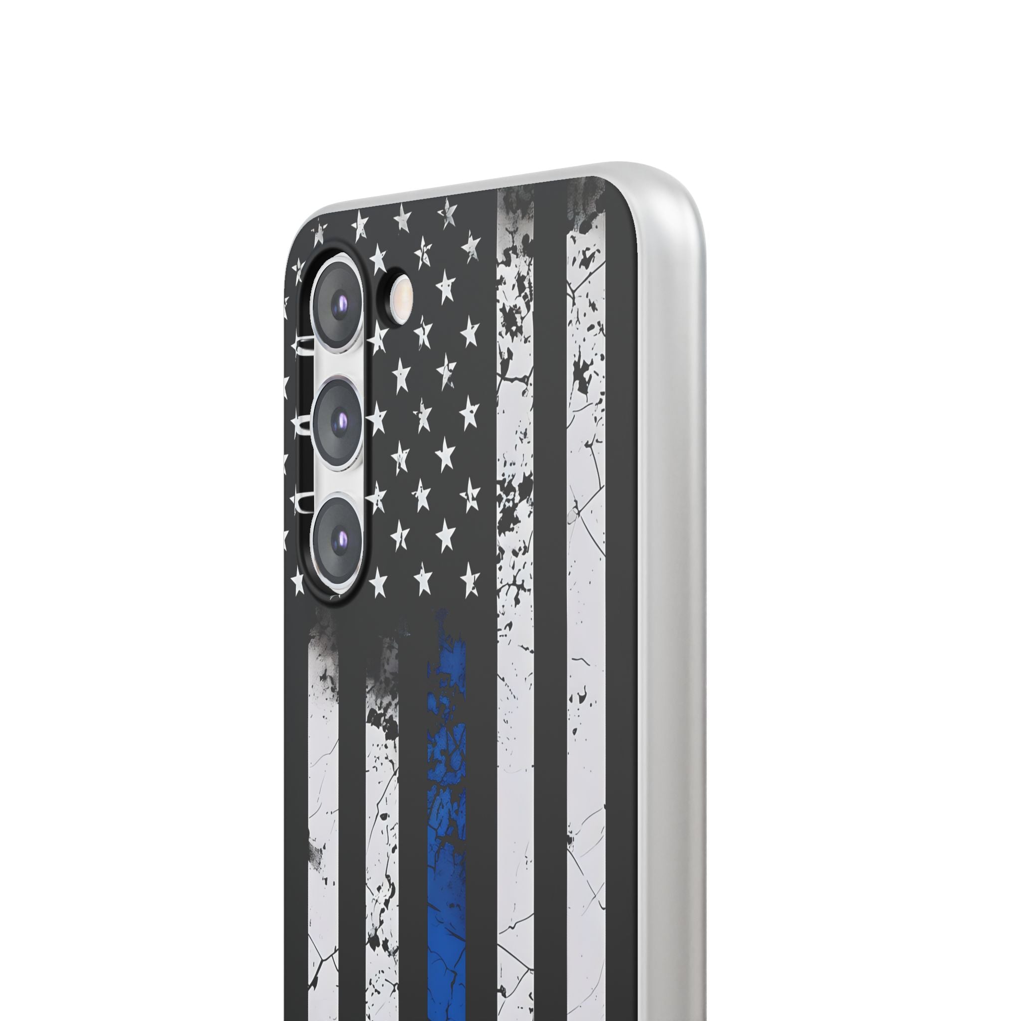 Blå Rand Flagga Samsung S23 Plus Case - Soft