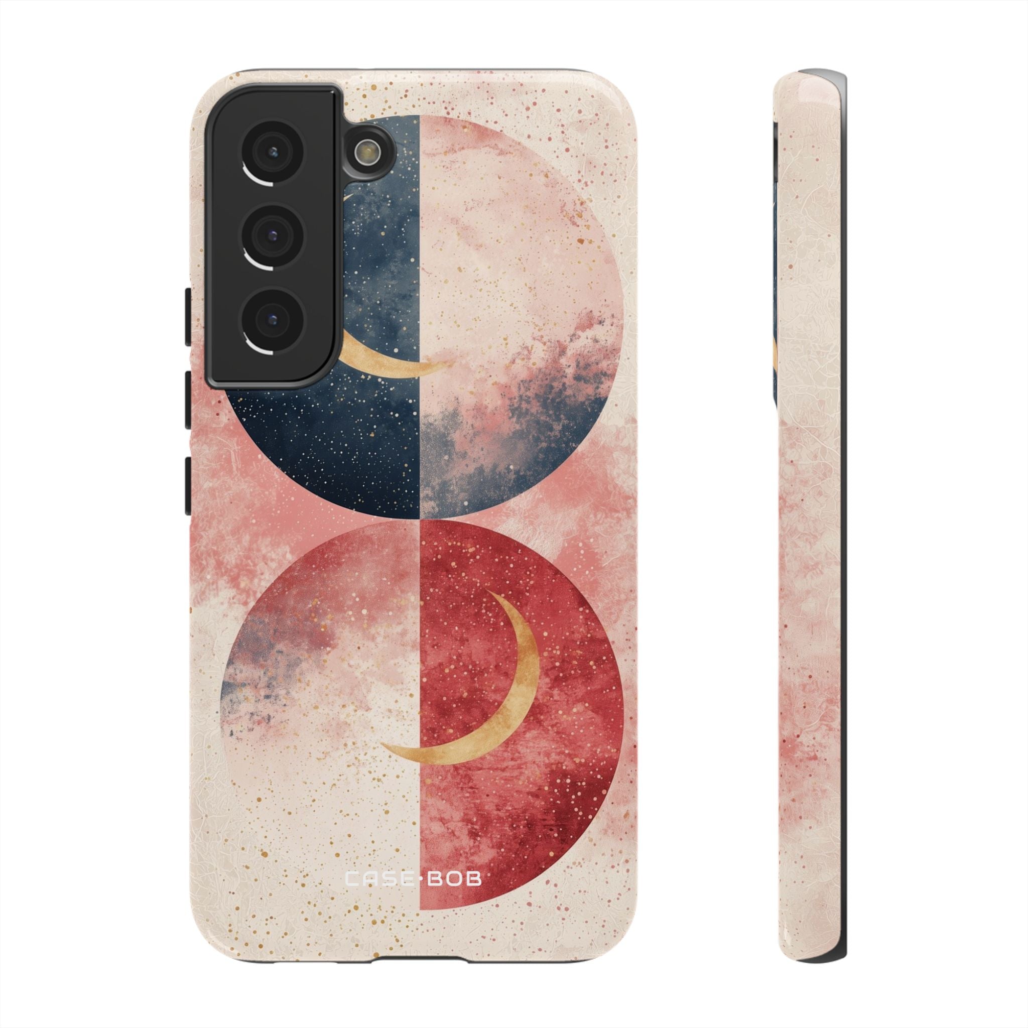 Golden Crescent Circles Samsung S22 Case - Tough