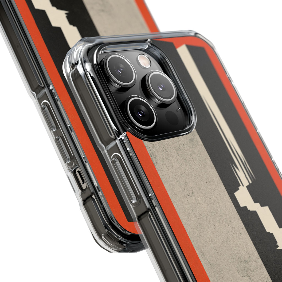 Orange Impact MagSafe Phone Case for iPhone - Orange Monolith Rift