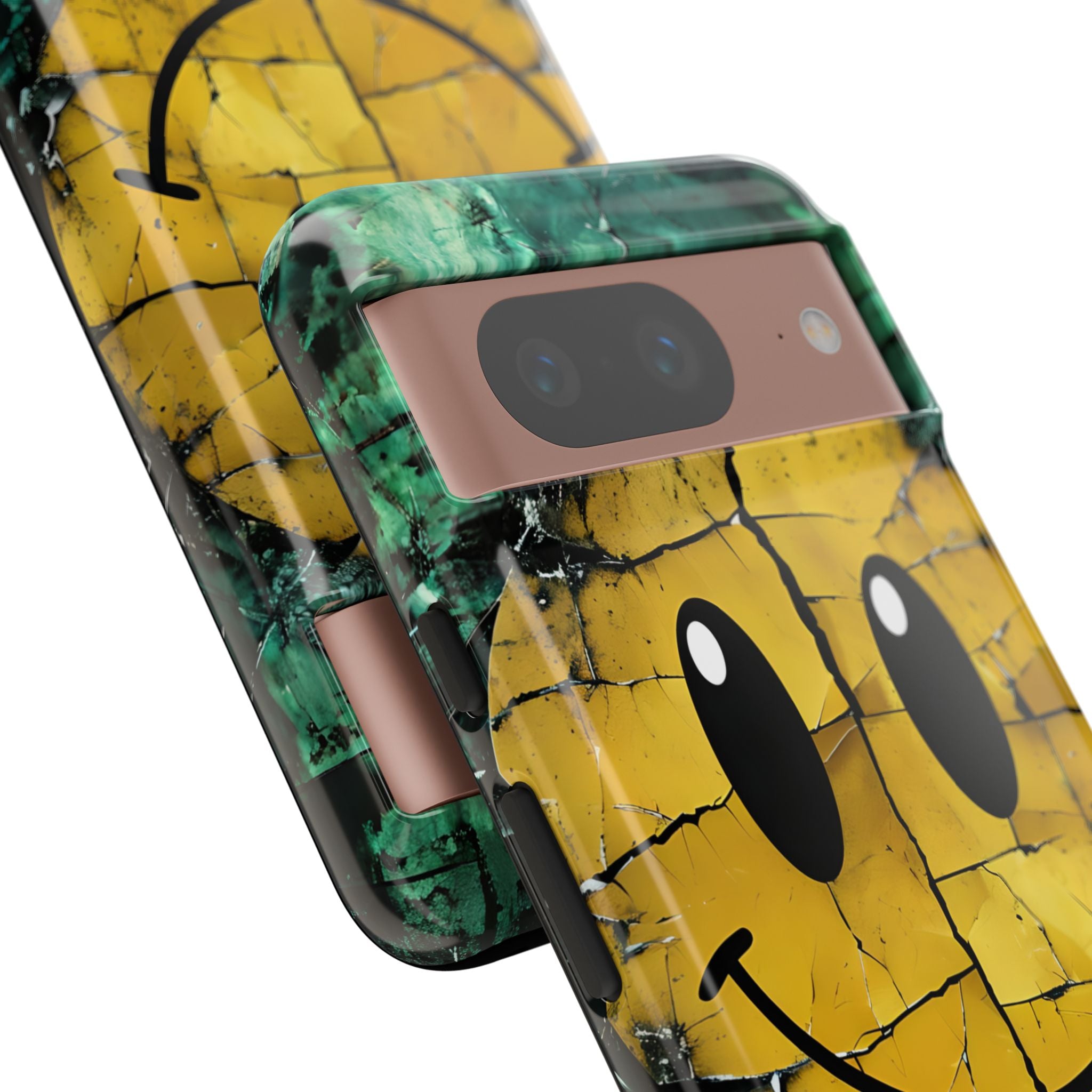 Cracked Smiley Google Pixel 8 Case - Tough