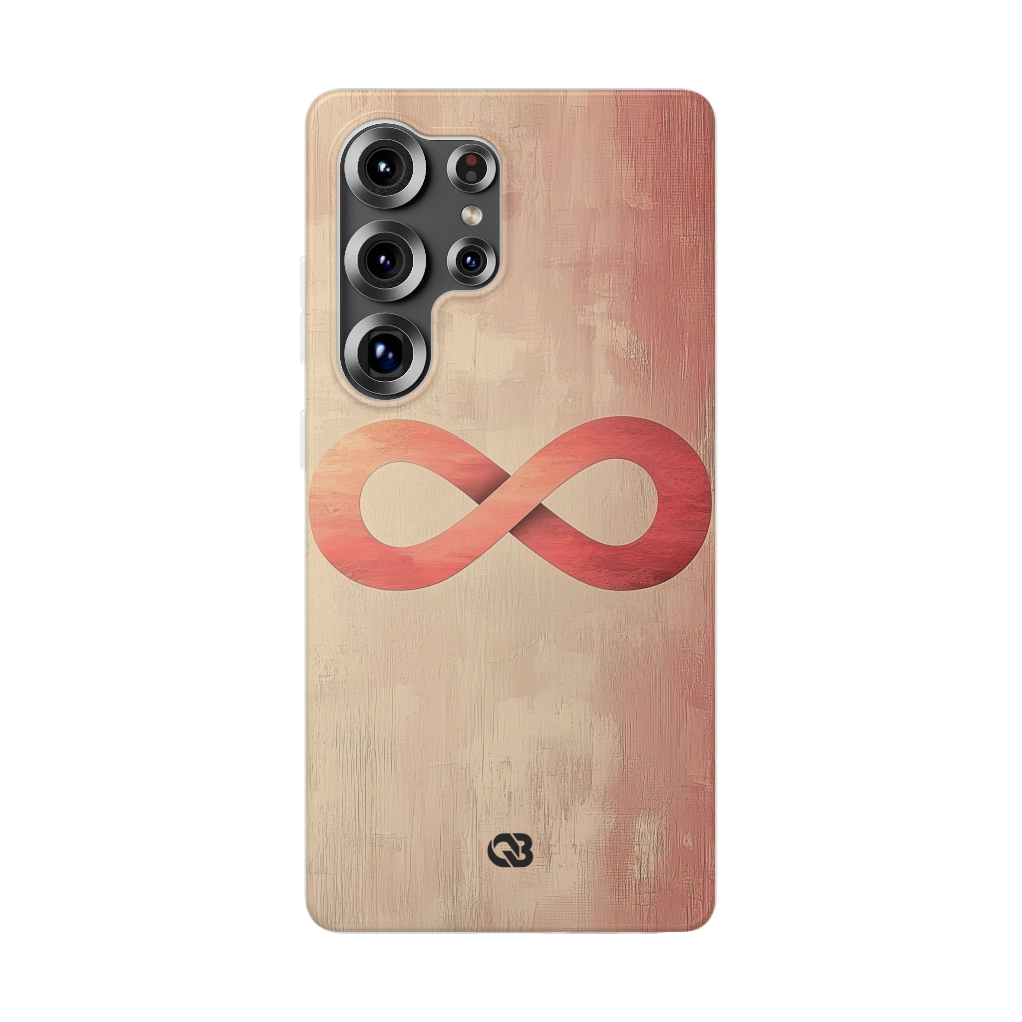 Terracotta Infinity Stroke · Soft Phone Case for Samsung