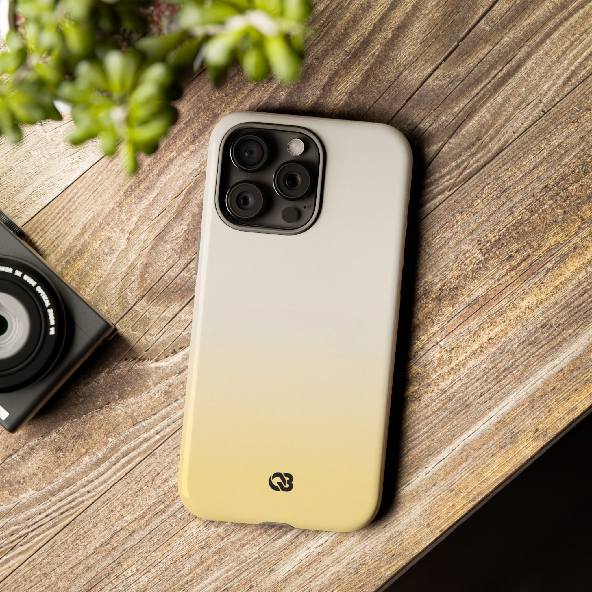 Yellow Tough Phone Case for iPhone - Bleached Citron Haze