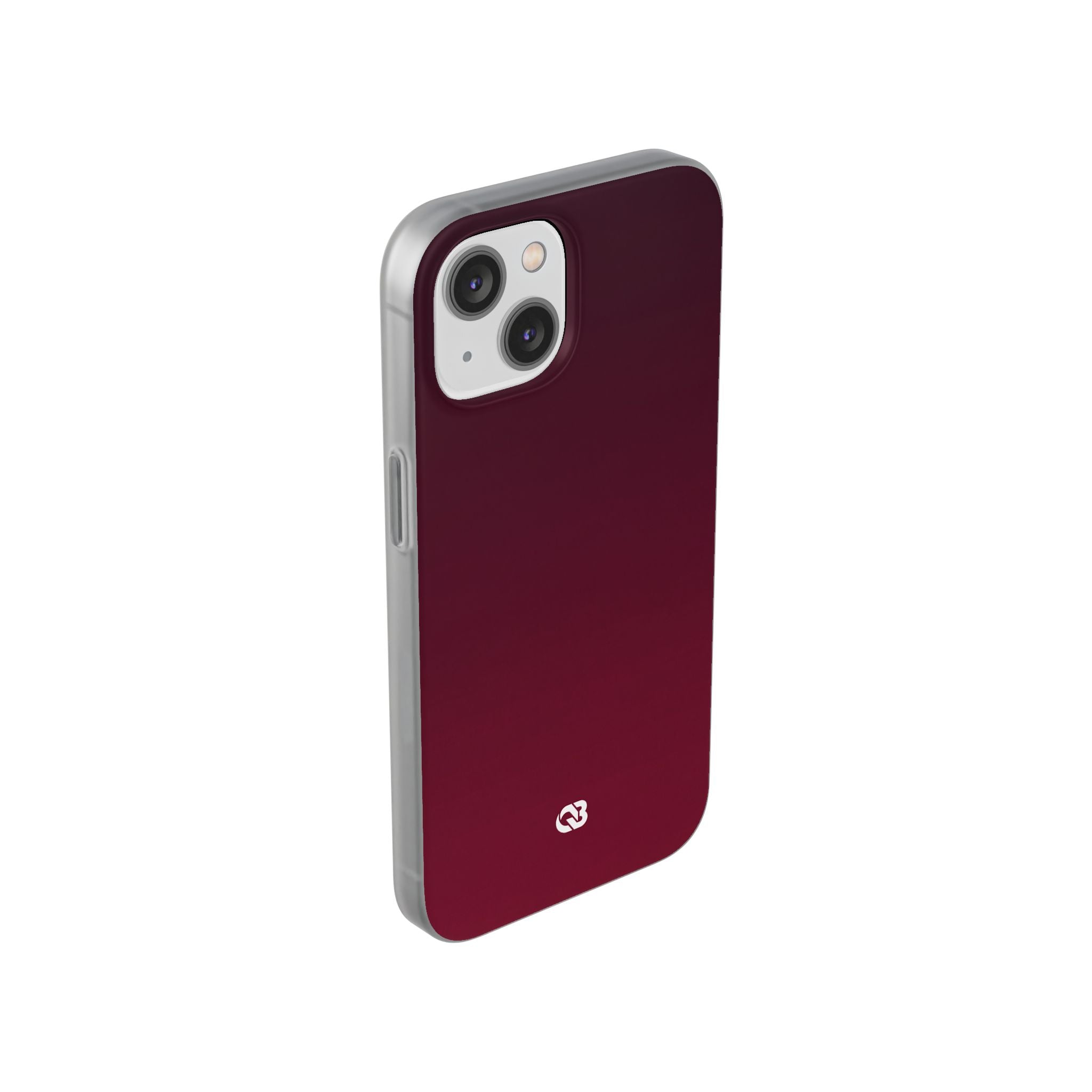 Red Lite Phone Case for iPhone - Deep Sangria Gradient