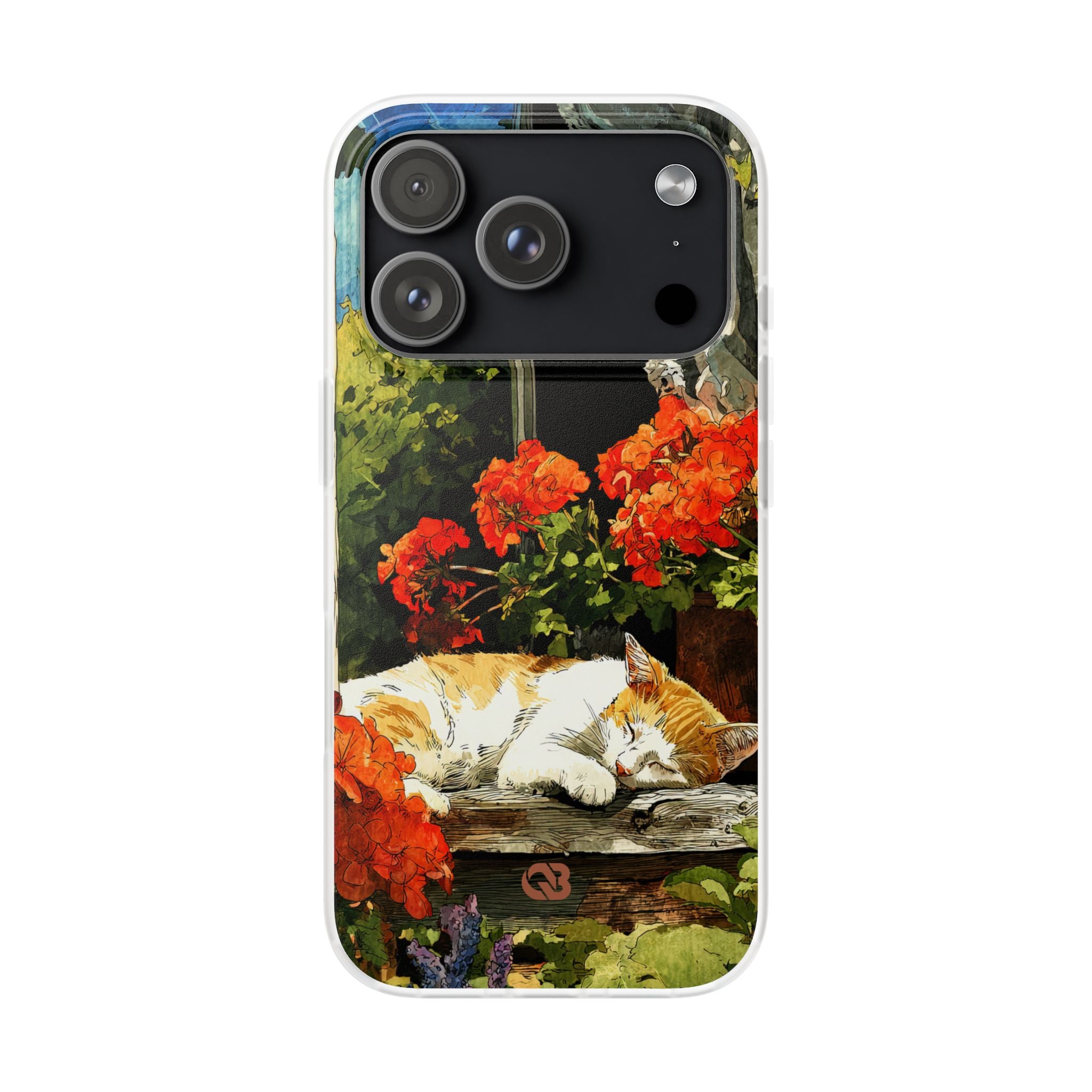 Sleeping Ginger Bloom · Soft Hoesje voor iPhone