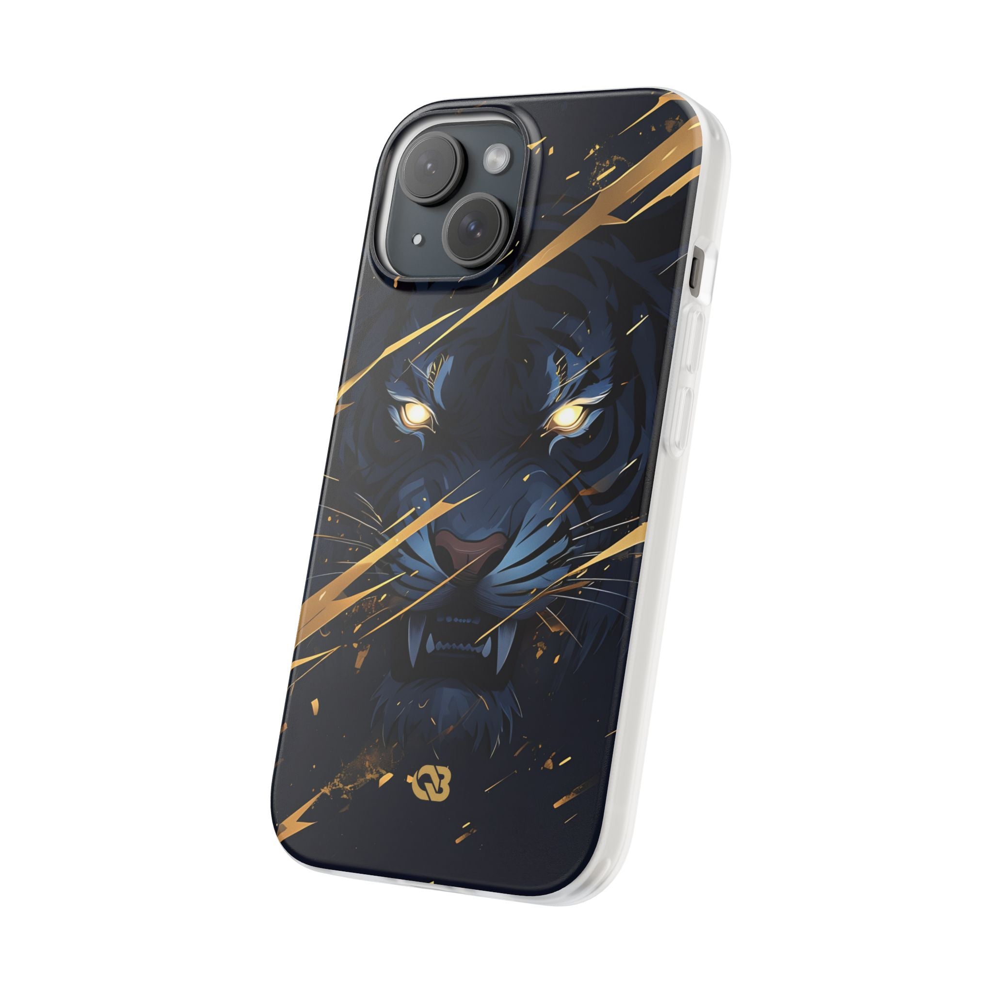 Obsidian Gold Predator · Soft Coque de téléphone pour iPhone