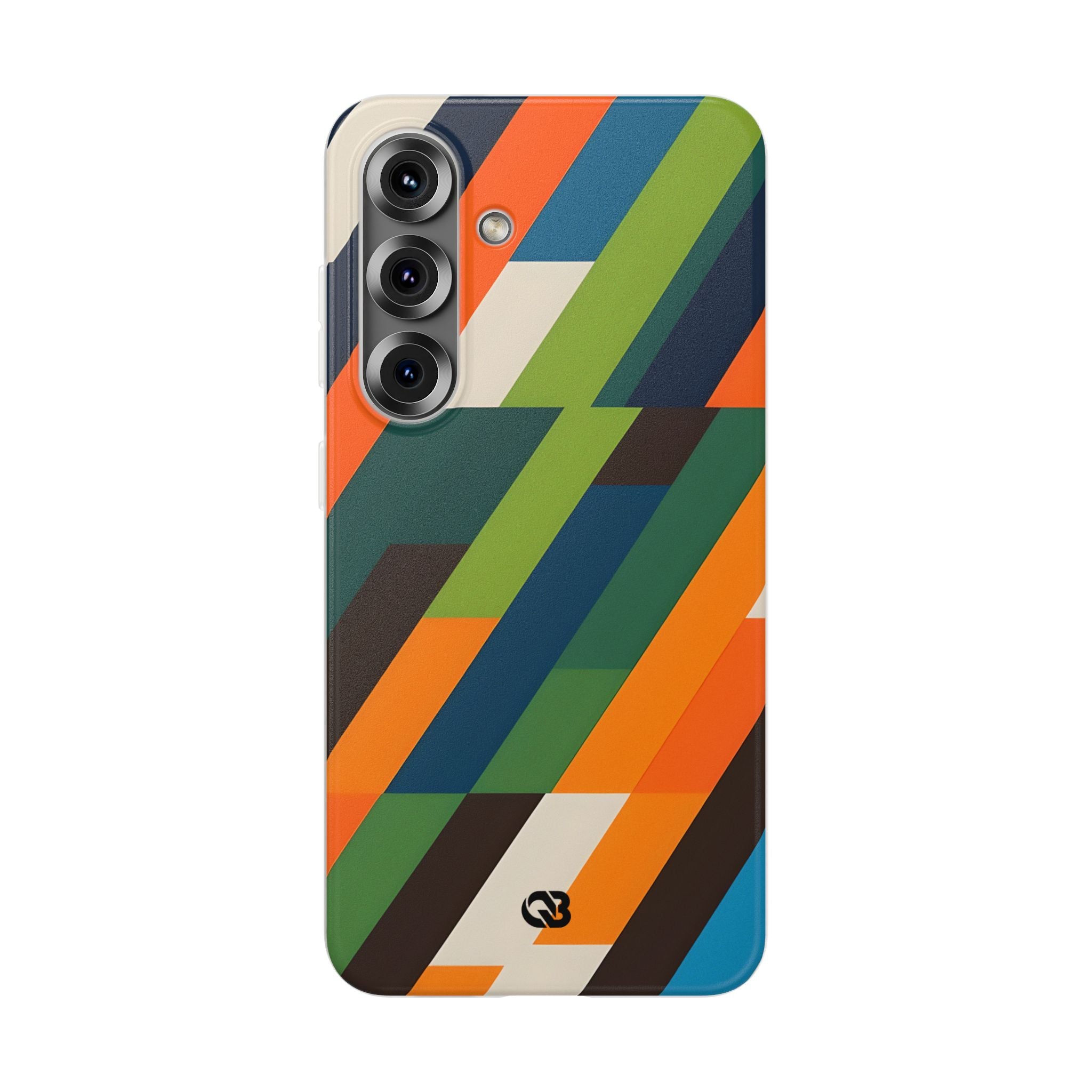 Angled Retro Mosaic · Soft Custodia per Samsung