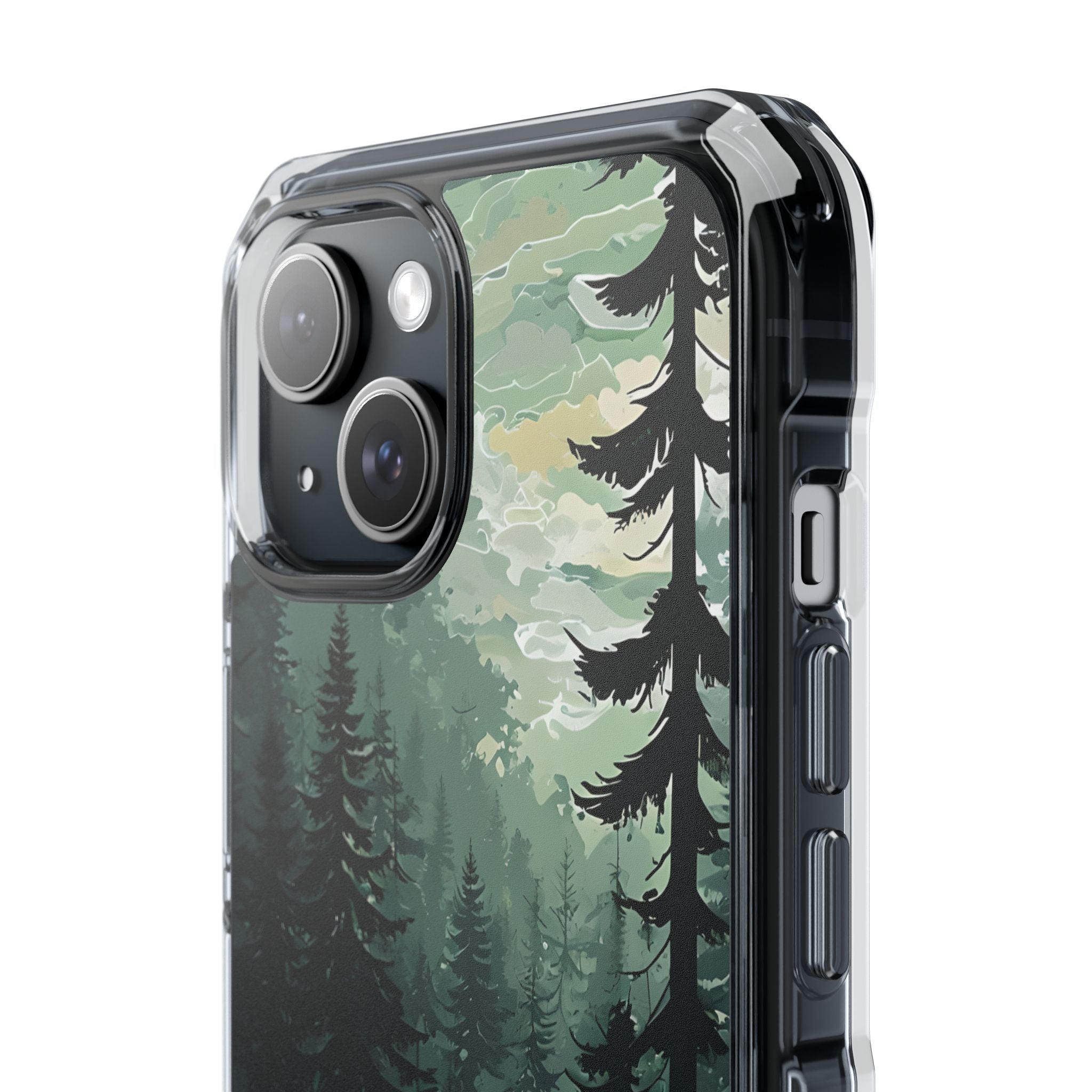 Misty Pine Shadow · Impact Phone Case for iPhone · Magsafe
