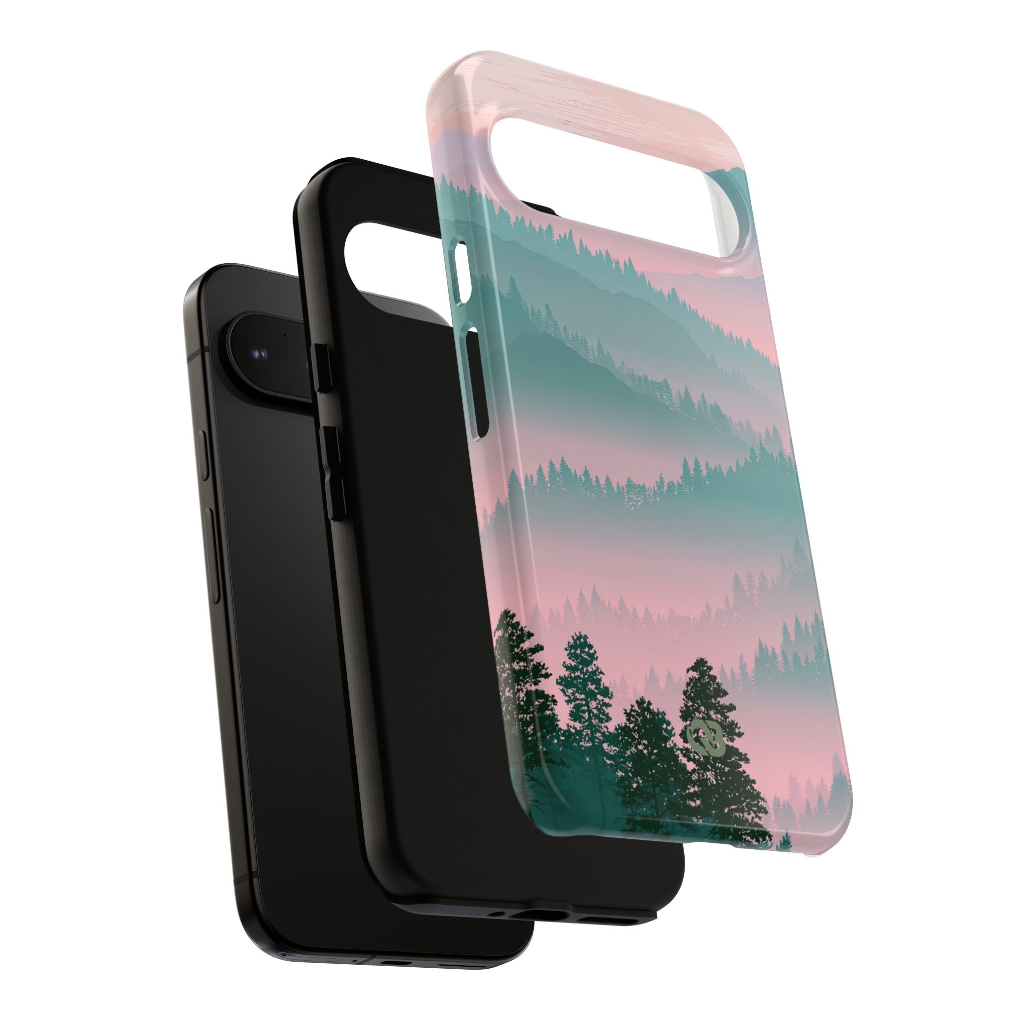 Teal Tough Phone Case for Google Pixel - Alpine Mist Teal