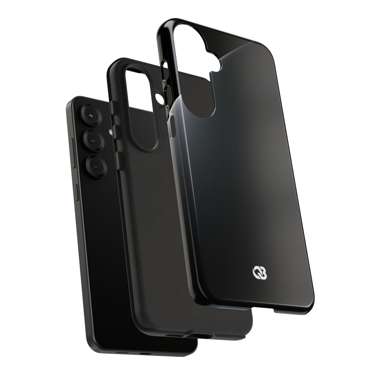 Black Tough Phone Case for Samsung - Obsidian Lunar Arch