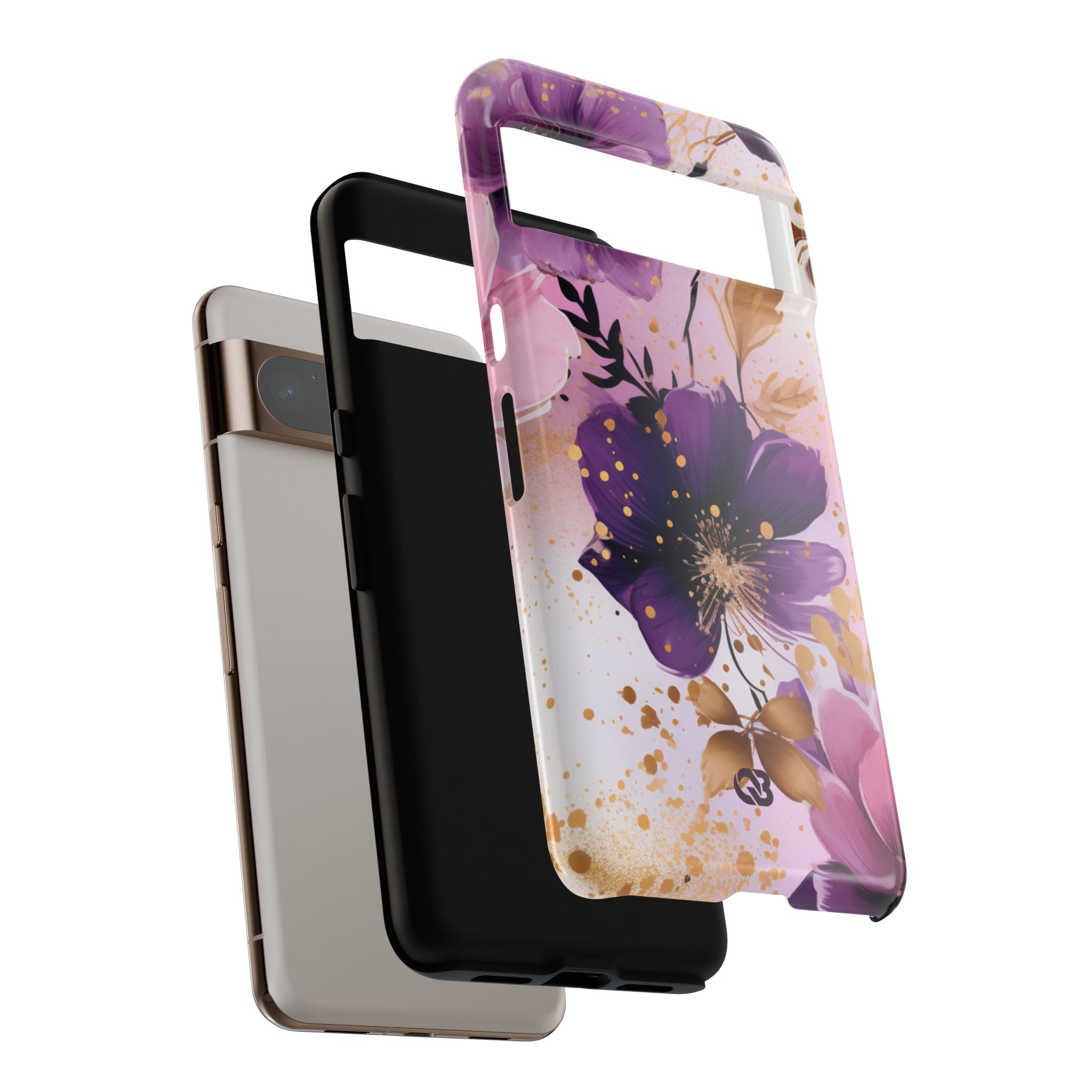 Gilded Violet Bloom · Tough Hoesje voor Google Pixel