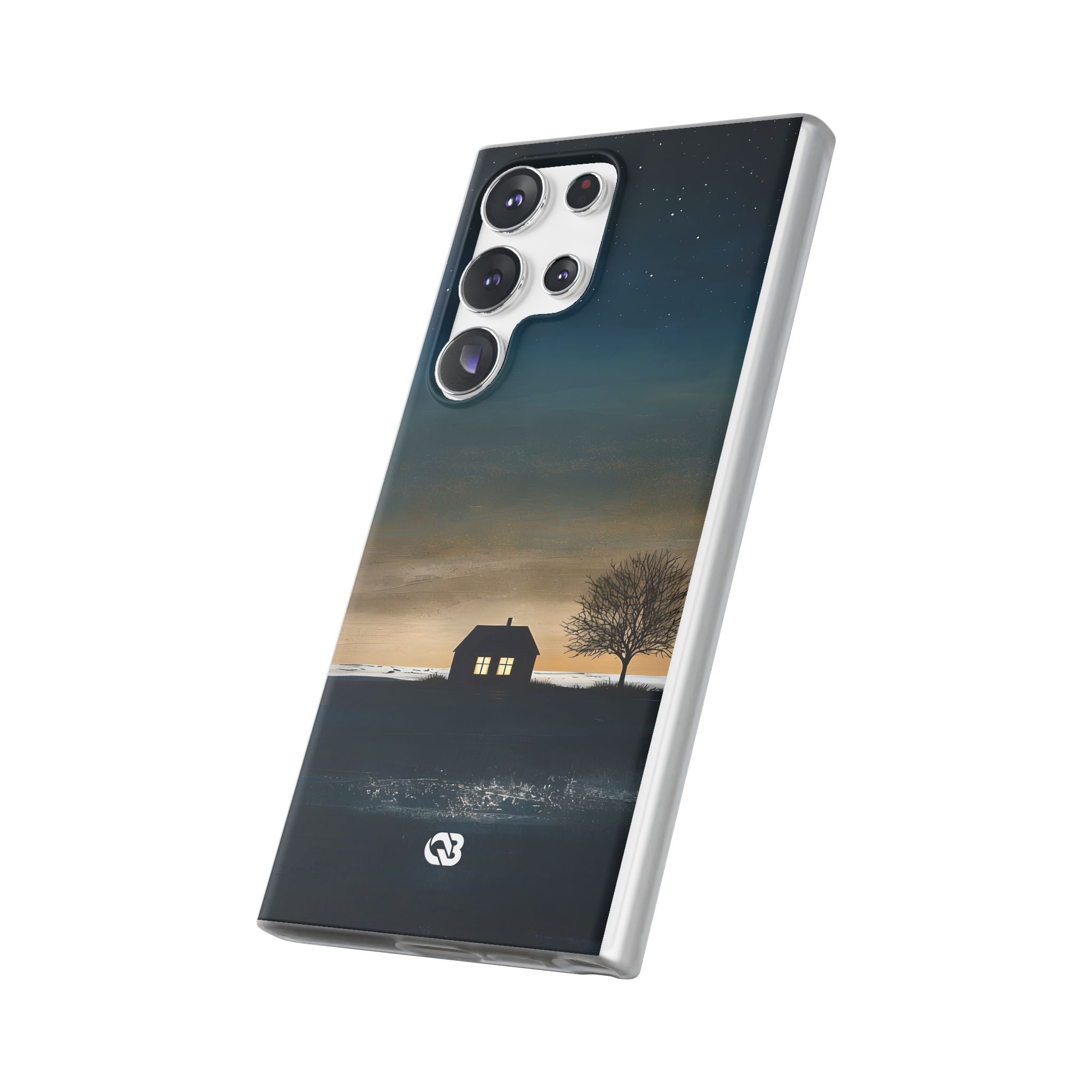 Midnight Cabin Glow · Soft Phone Case for Samsung