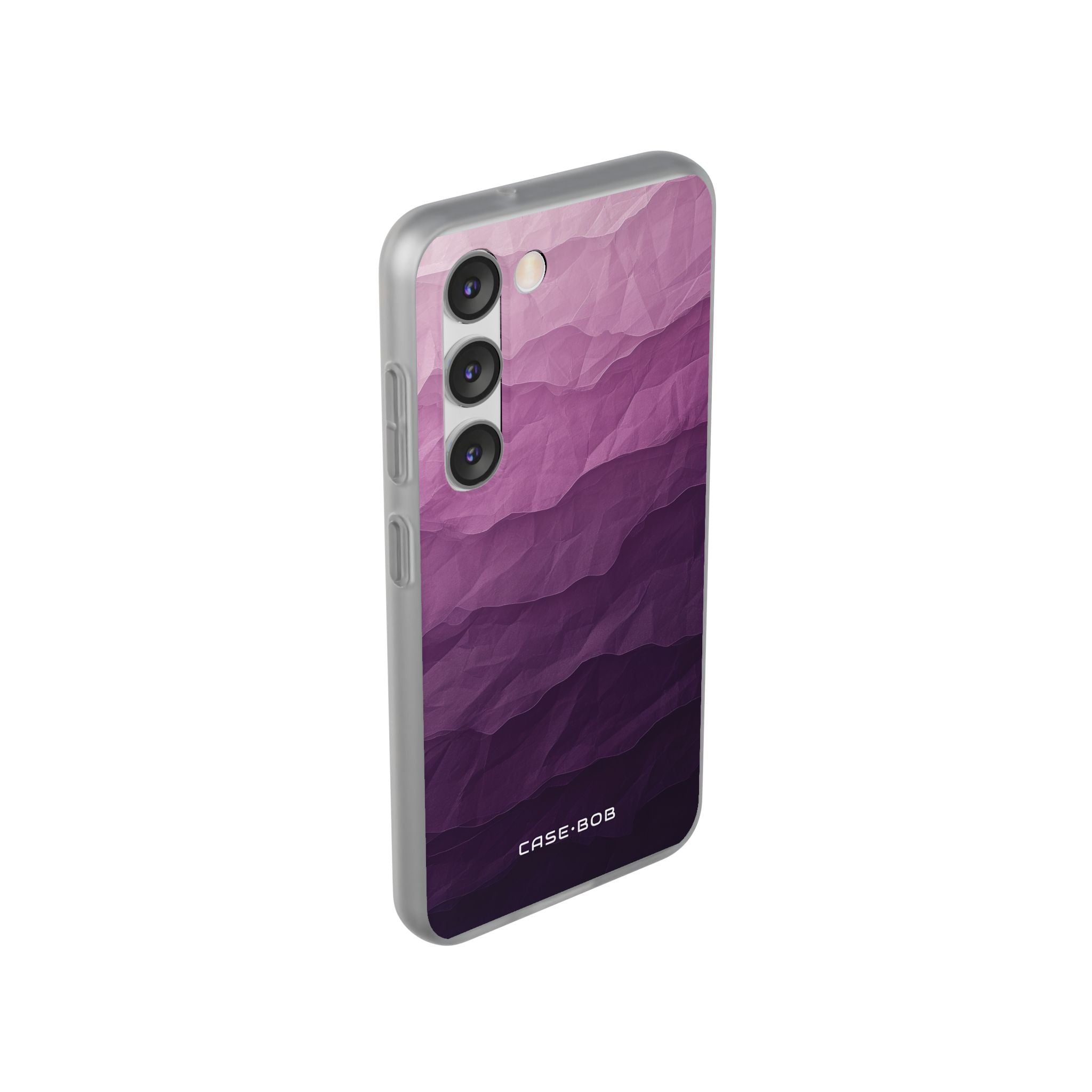 Lila Wellenlagen Samsung S23 Case - Soft