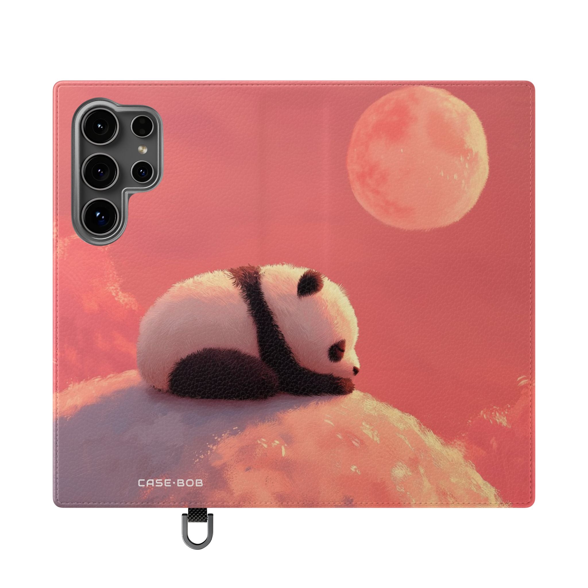 Panda Moonlight - Samsung S24 Ultra Case - Portemonnee