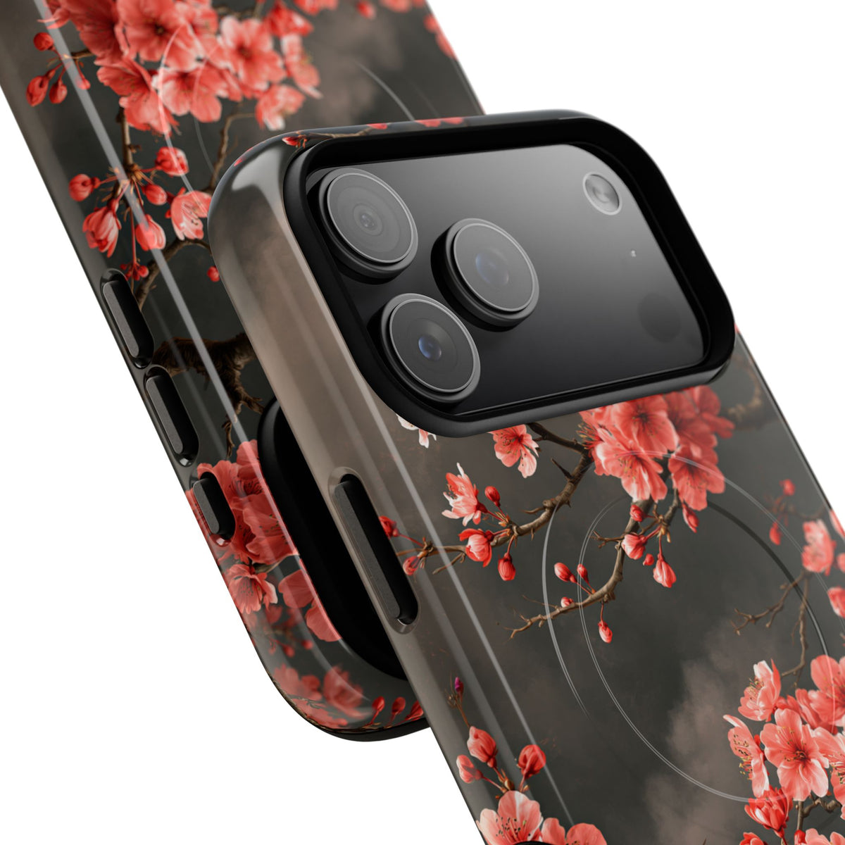 Dark Sakura Nocturne · Tough 2.0 Magnetic Phone Case for iPhone · Black