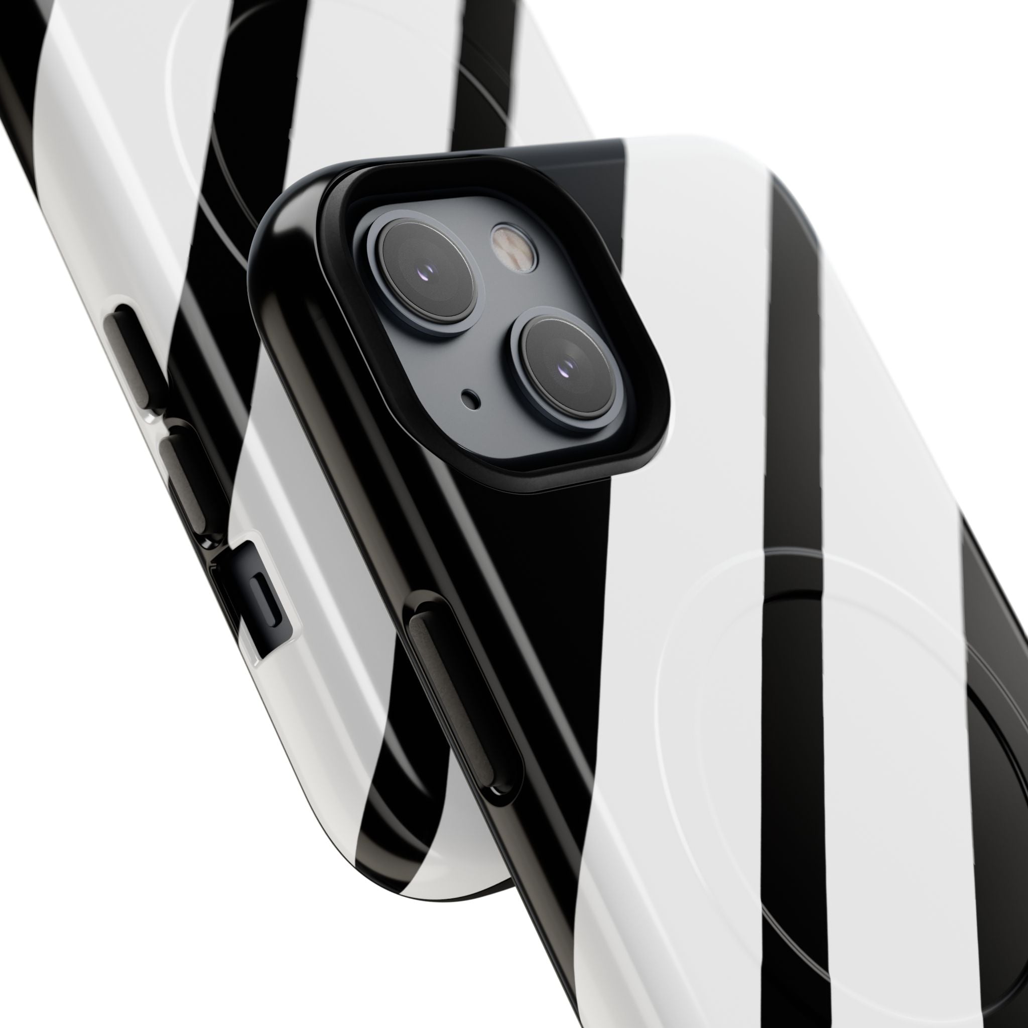 Obsidian White Bars · Tough+ Phone Case for iPhone · Magsafe