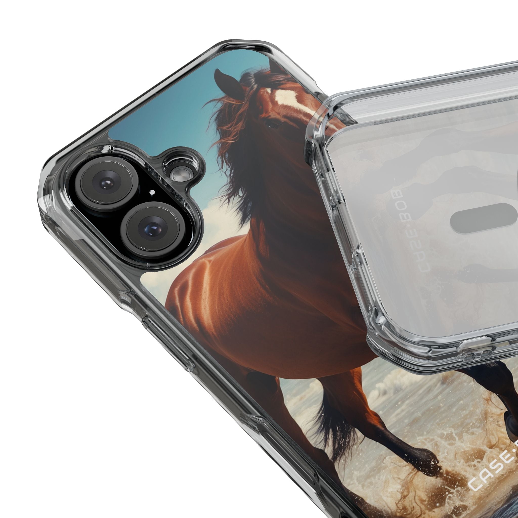 Blazing Horse iPhone 16 Case - Impact - CASE•BOB