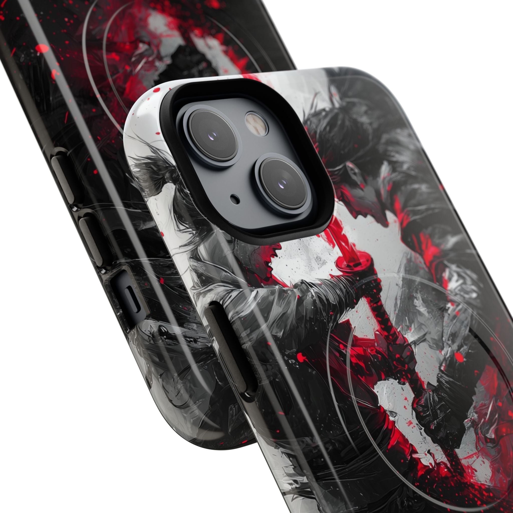 Σπασμένο Κόκκινο Διπλό · Tough+ Θήκη για iPhone · Magsafe