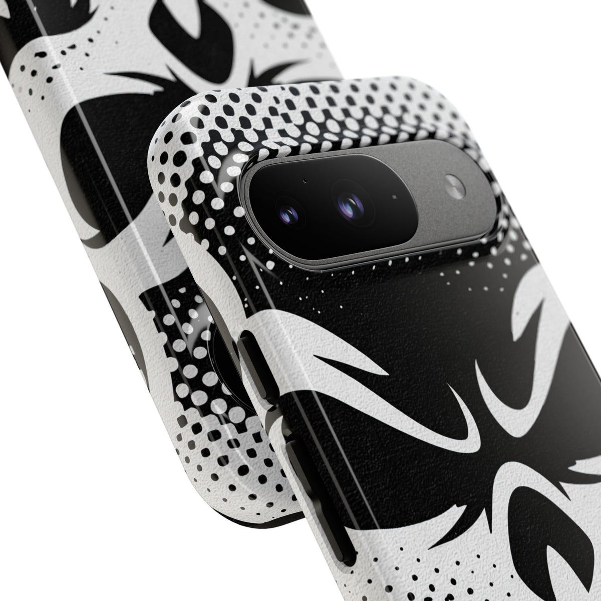 Phantom Halftone · Tough Phone Case for Pixel · Black