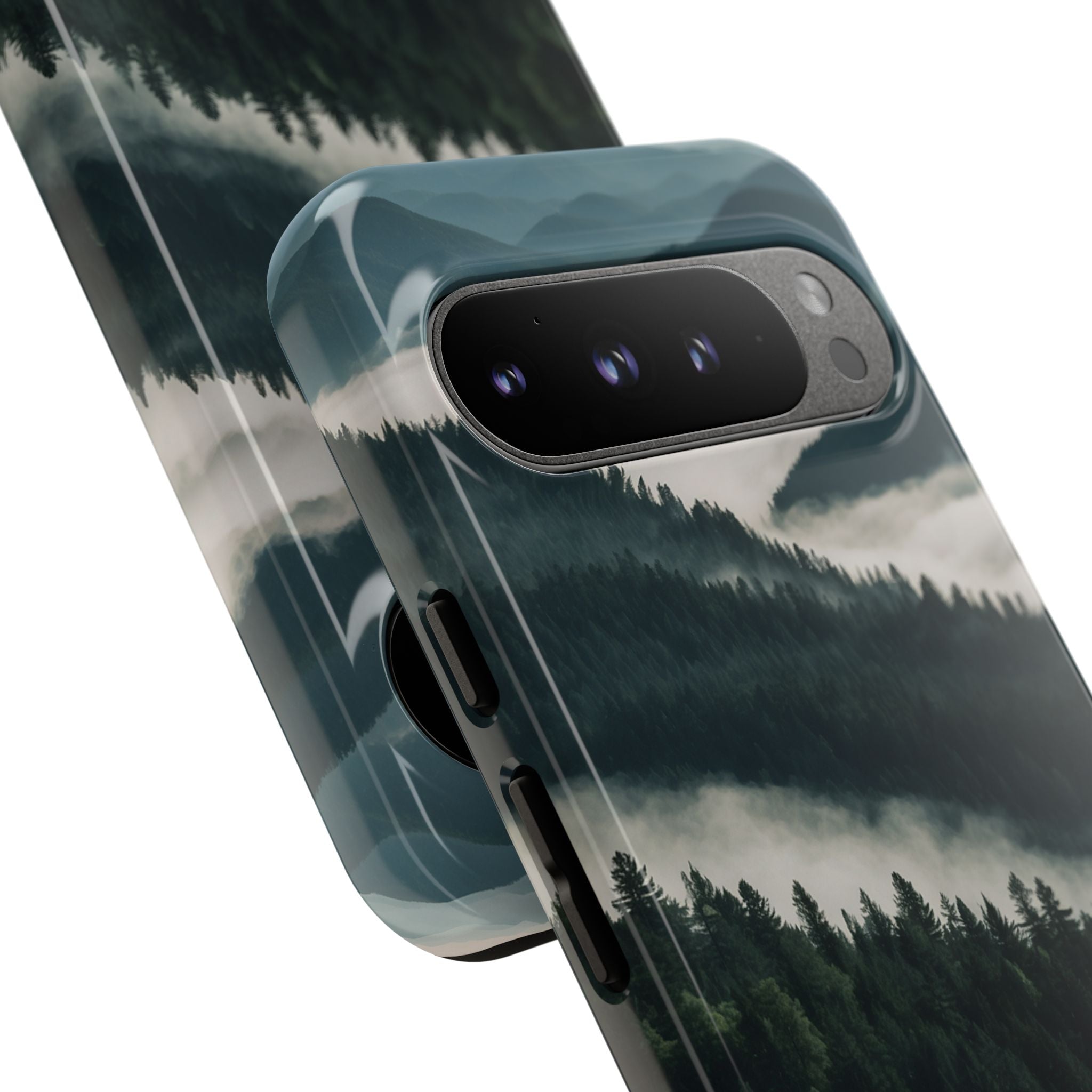 Misty Pine Peaks · Tough Phone Case for Google Pixel