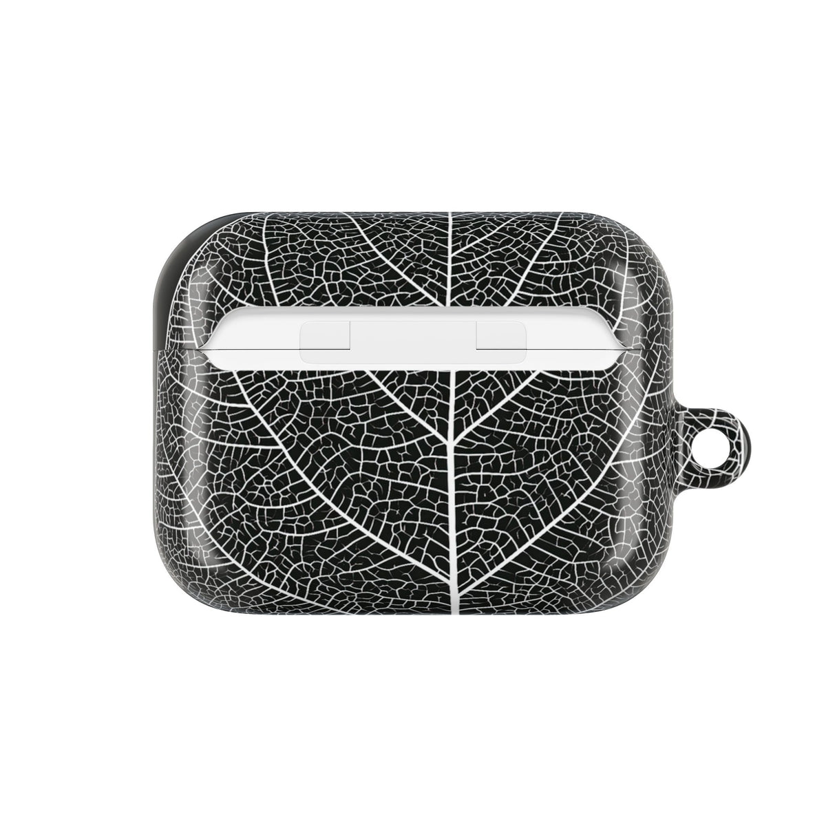 Monochrome Leaf Skeleton · Hard Case for AirPods & AirPods Pro · Black