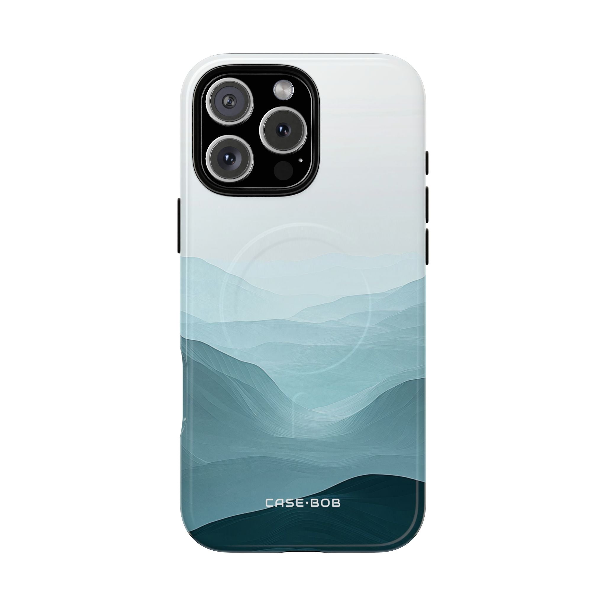 Teal Mist Mountains iPhone 16 Pro Max Case - Tough+