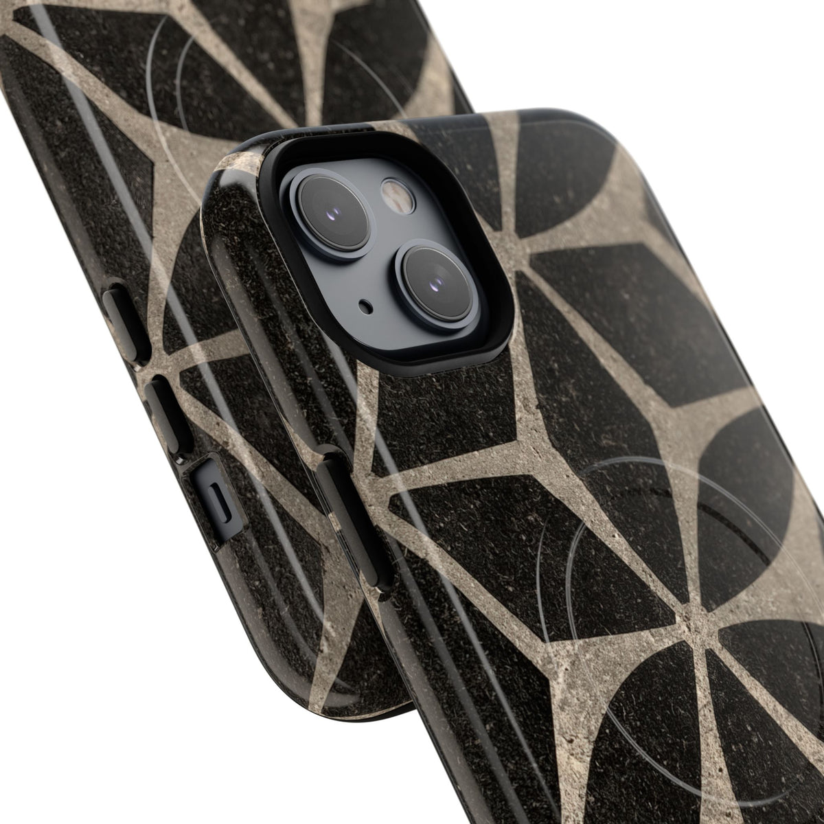 Concrete Mosaic Star · Tough 2.0 Magnetic Phone Case for iPhone · Black