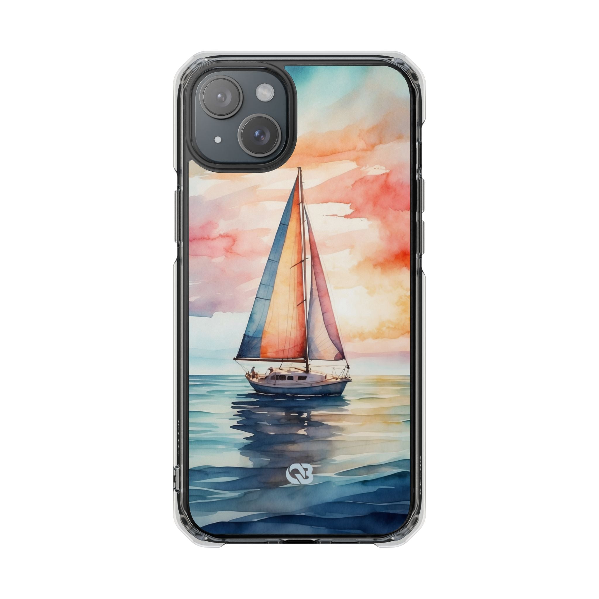 Crimson Horizon Sail · Impact Phone Case for iPhone · Magsafe