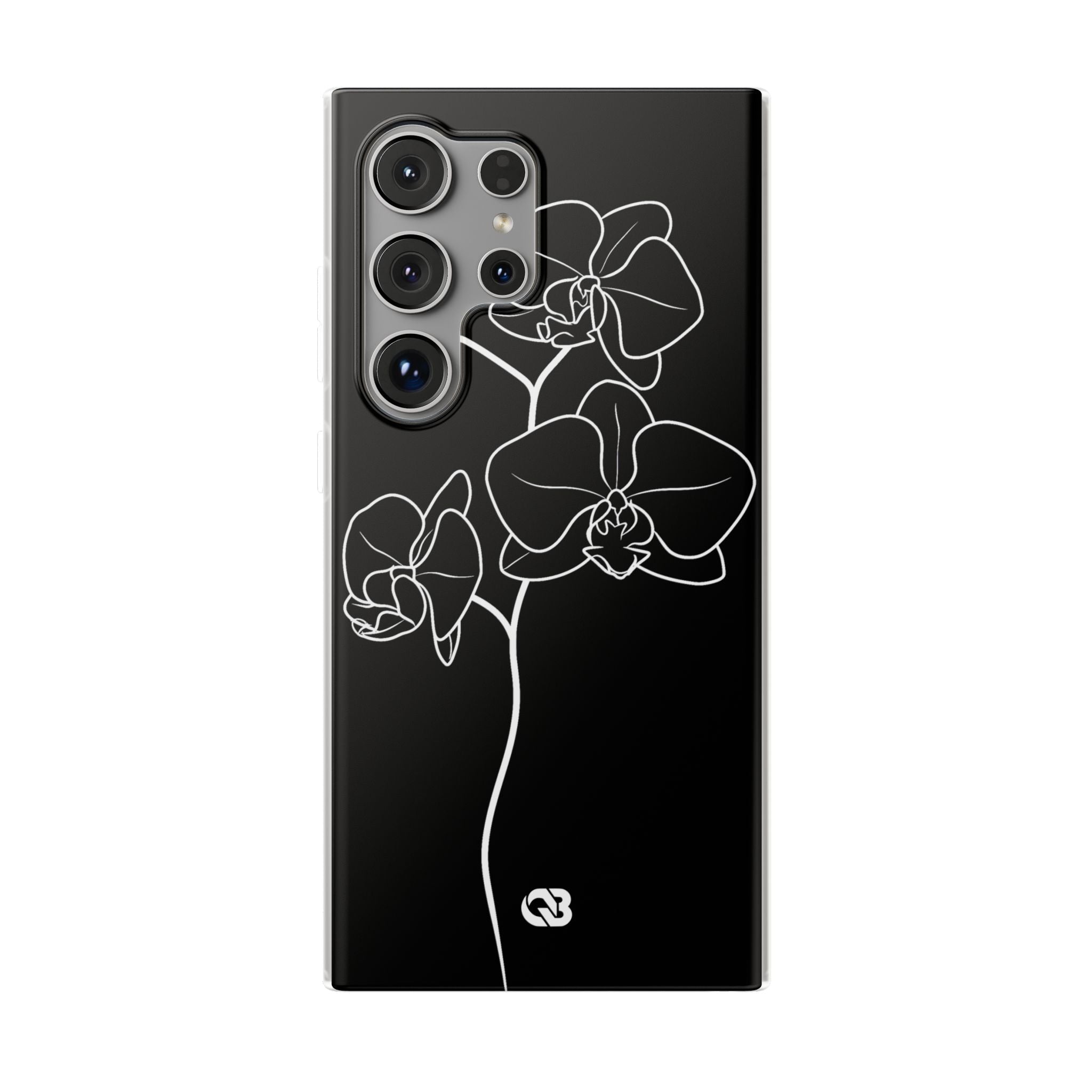 Black Lite Phone Case for Samsung - Noir Alabaster Orchid