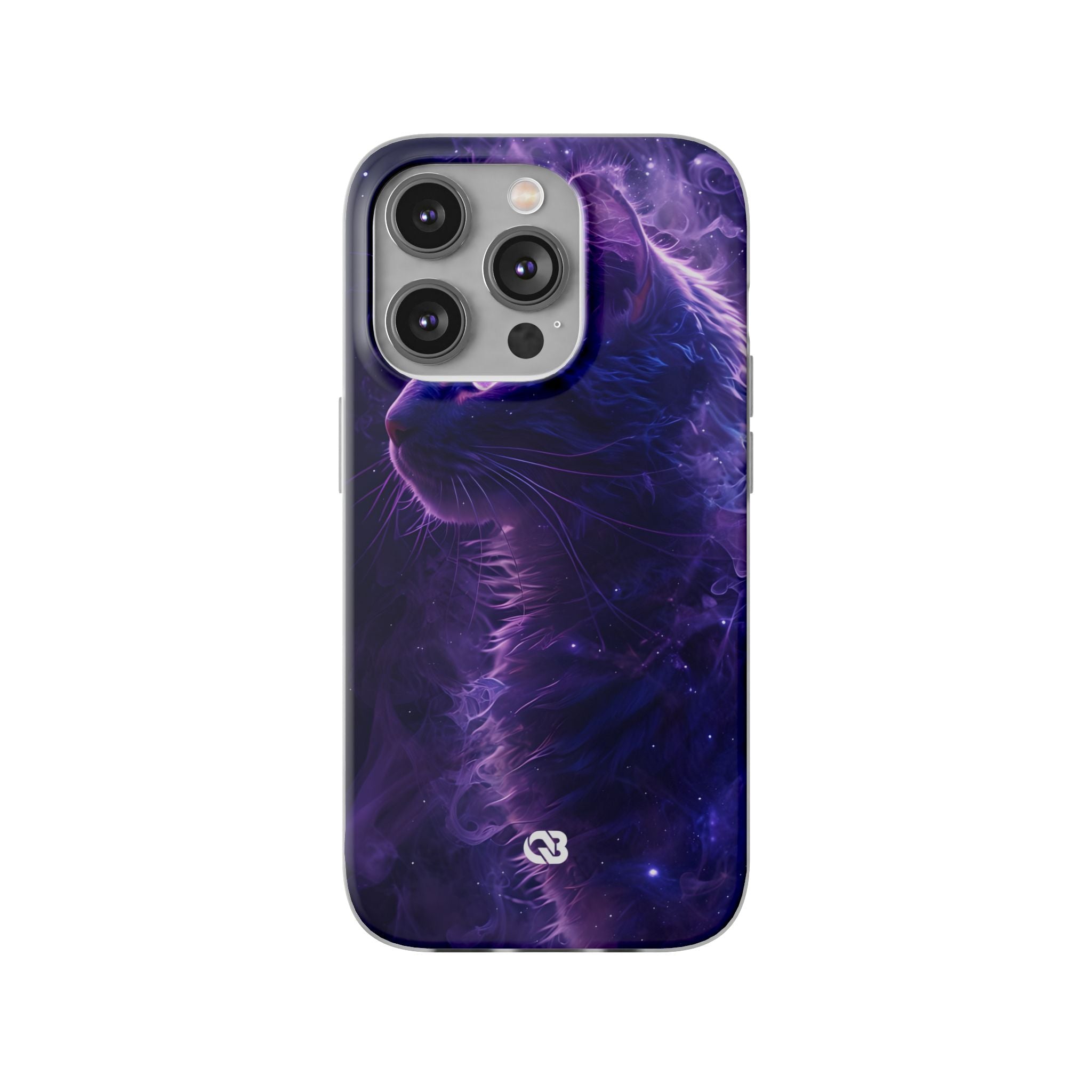 Purple Void Feline · Soft Custodia per iPhone