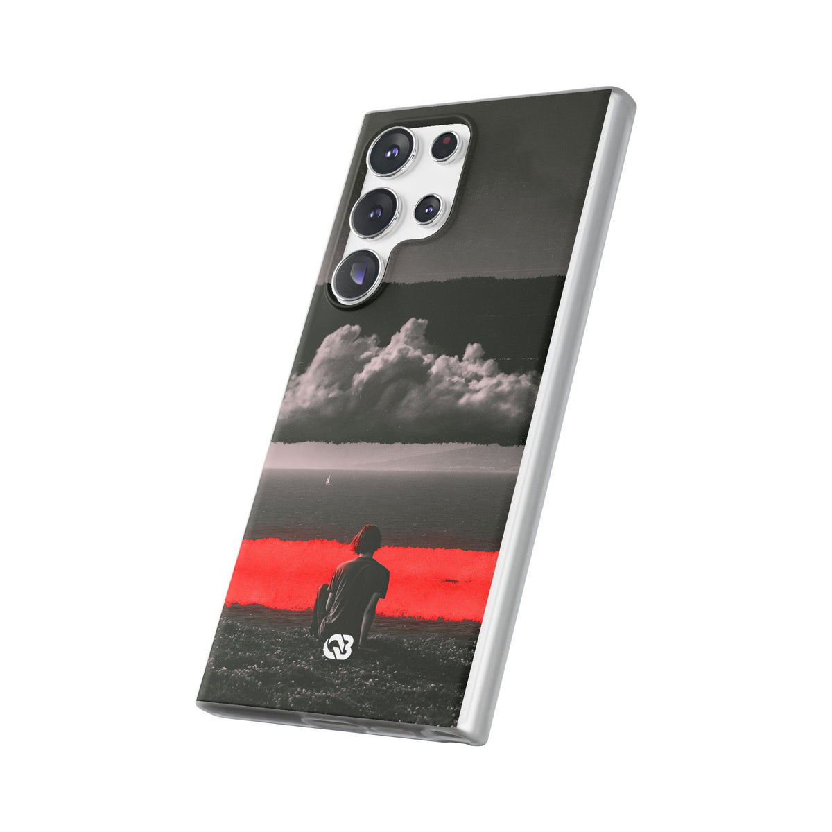 Crimson Horizon · Lite Phone Case for Samsung · Black