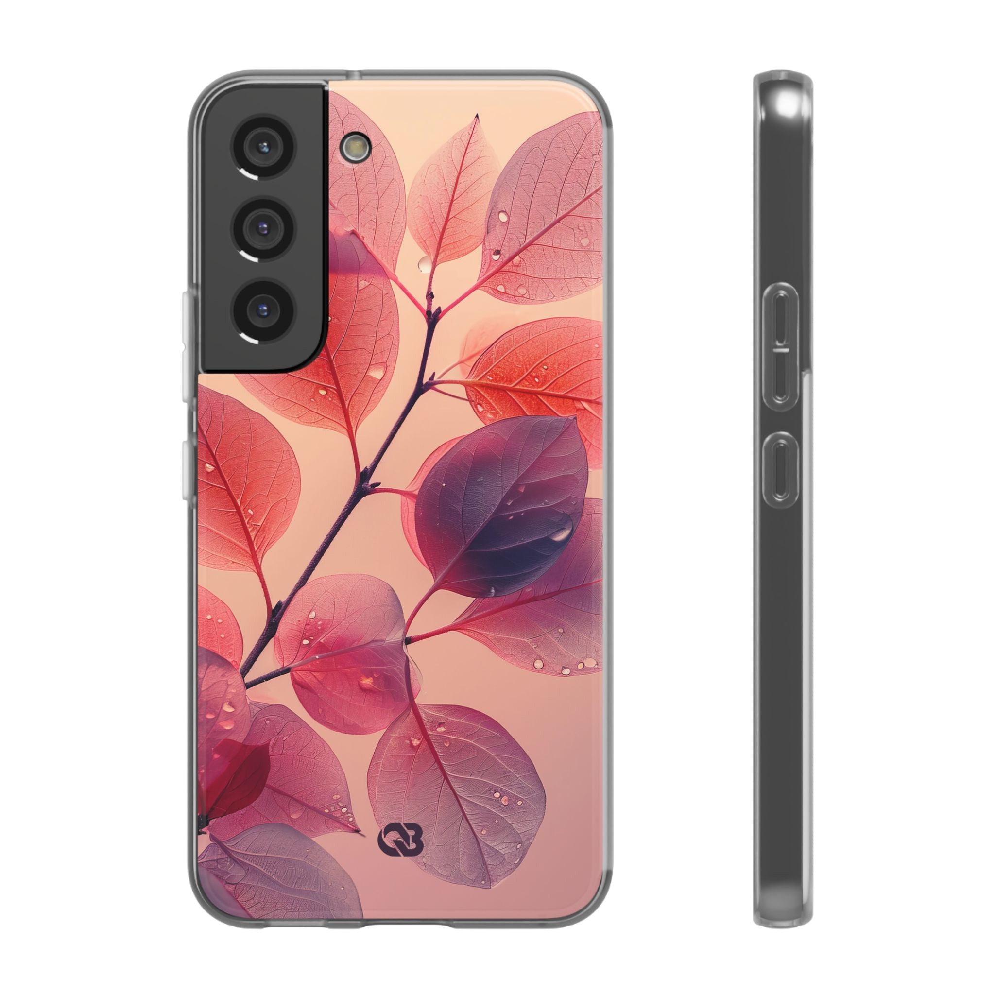 Dewy Magenta Foliage · Soft Phone Case for Samsung
