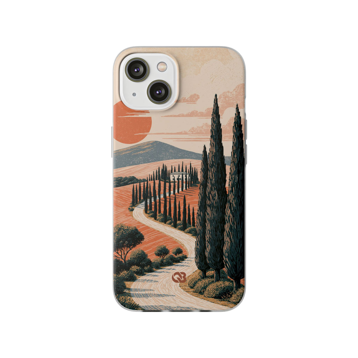 Orange Lite Phone Case for iPhone - Terracotta Ridge Trail