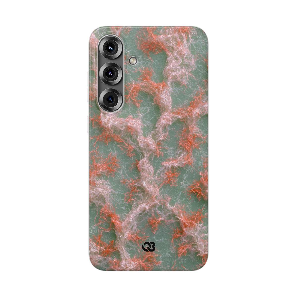 Coral Pixel Matrix · Lite Phone Case for Samsung · Green