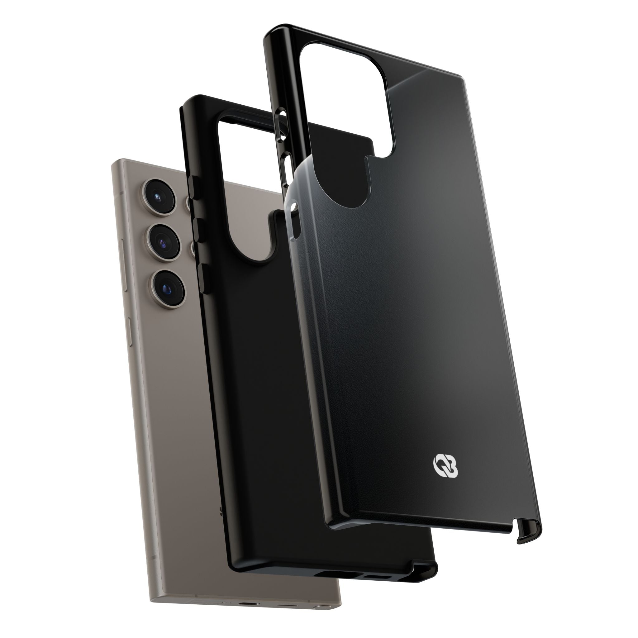Black Tough Phone Case for Samsung - Obsidian Lunar Arch