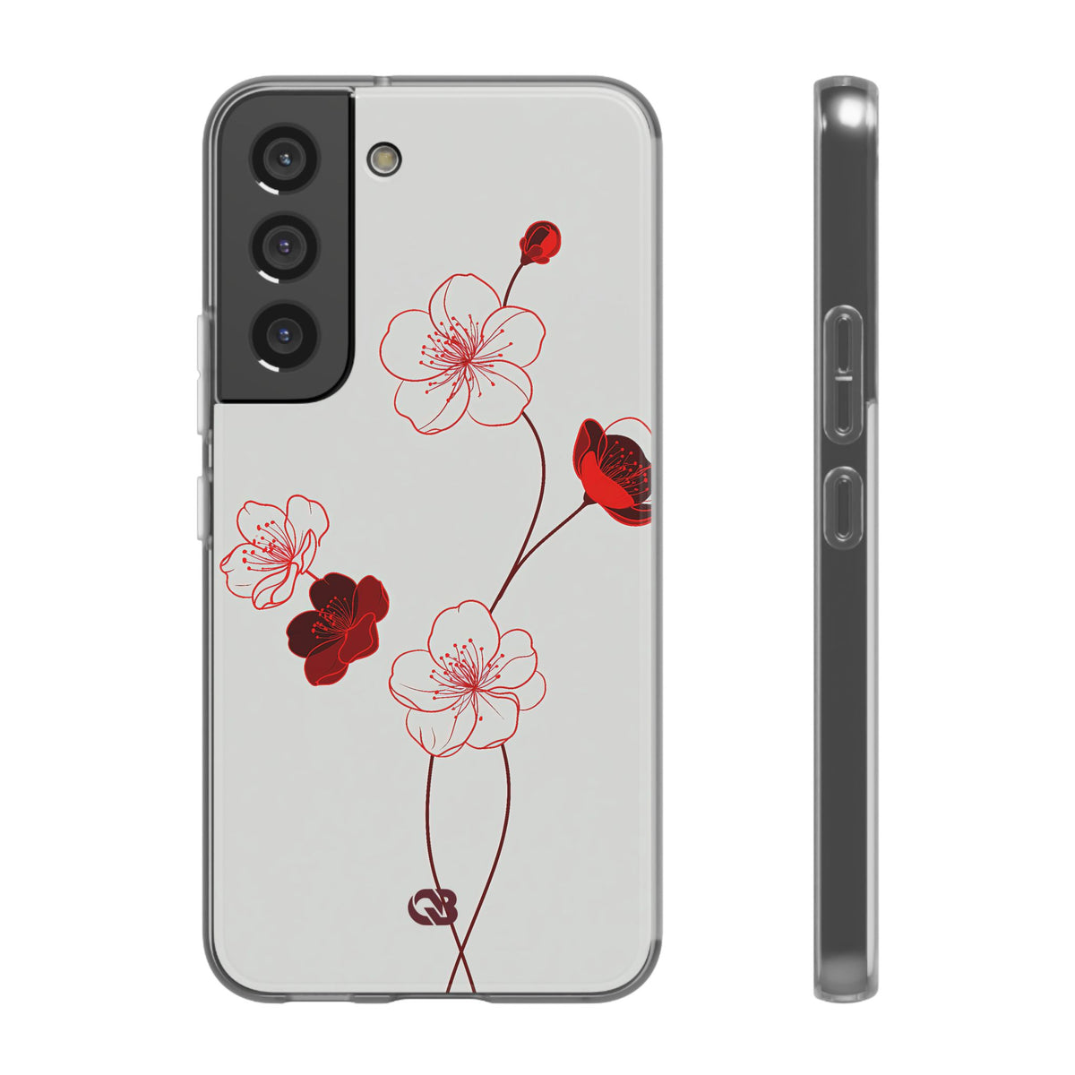 Crimson Sakura Blossom · Lite Phone Case for Samsung · Red