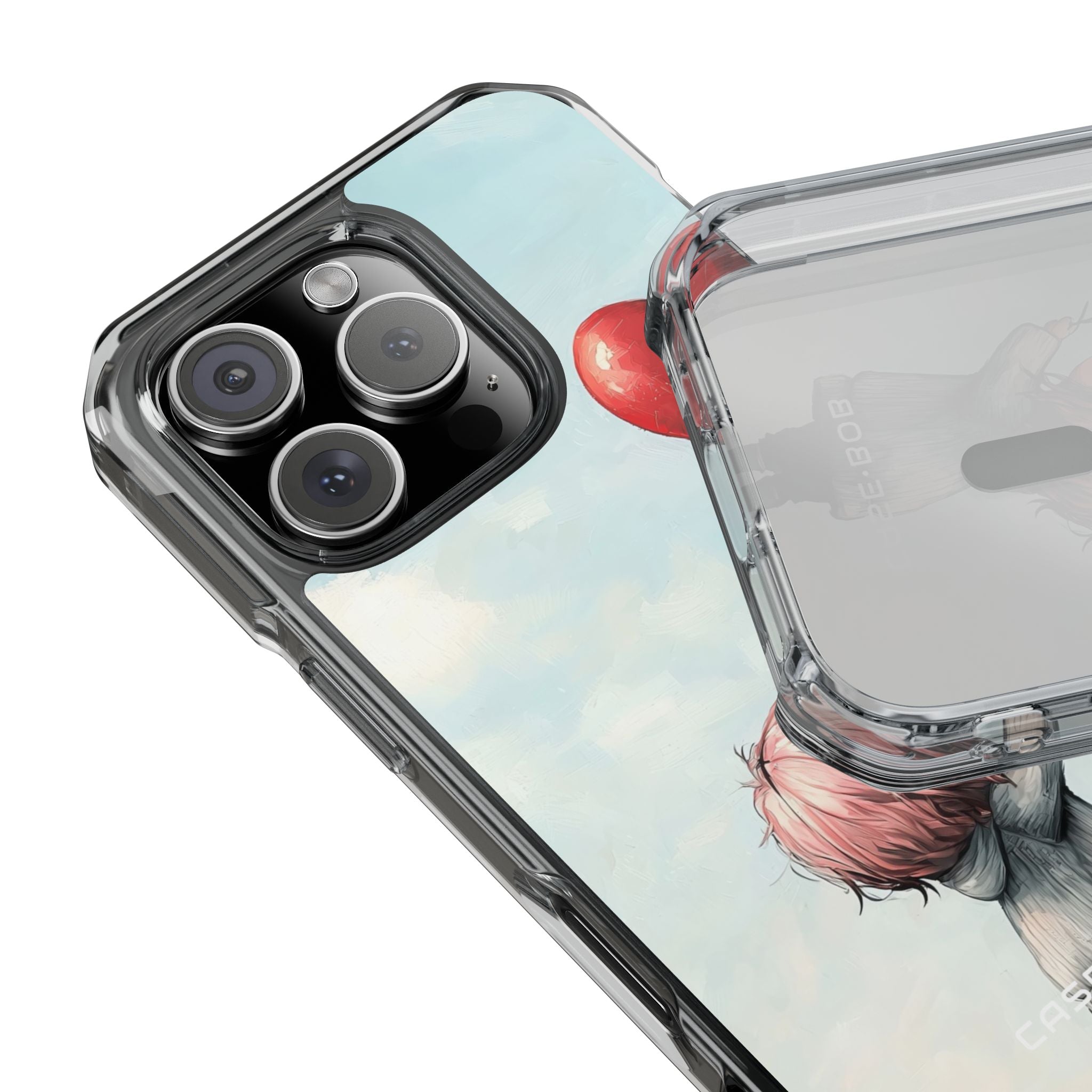 Heart Balloon Glow iPhone 16 Pro Skal - Impact