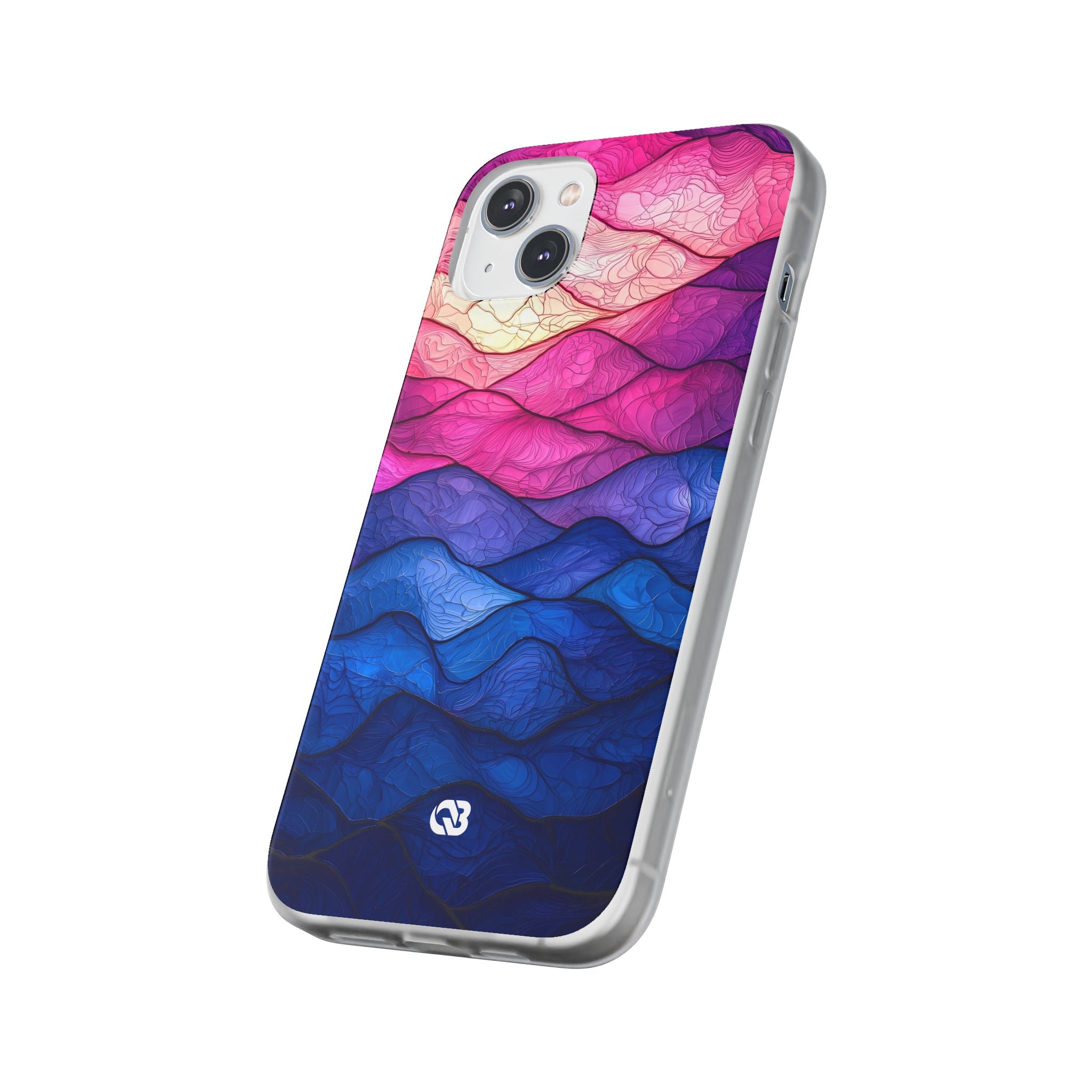 Electric Ridge Flow · Soft Phone Case for iPhone