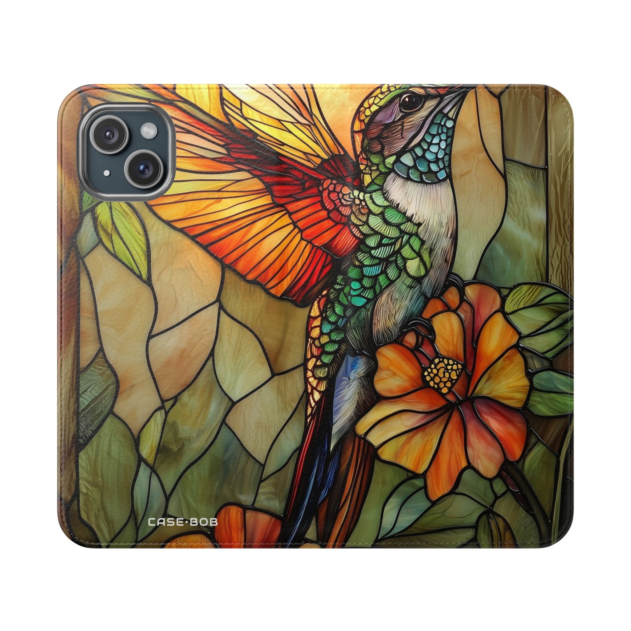 Hummingbird Radiance - iPhone 15 Plus Case - Wallet