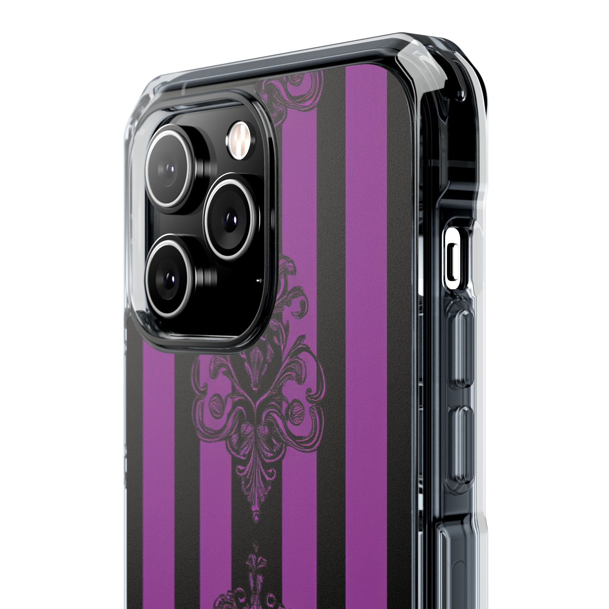 Damask Elegance Purple iPhone 14 Pro Max Case - Impact